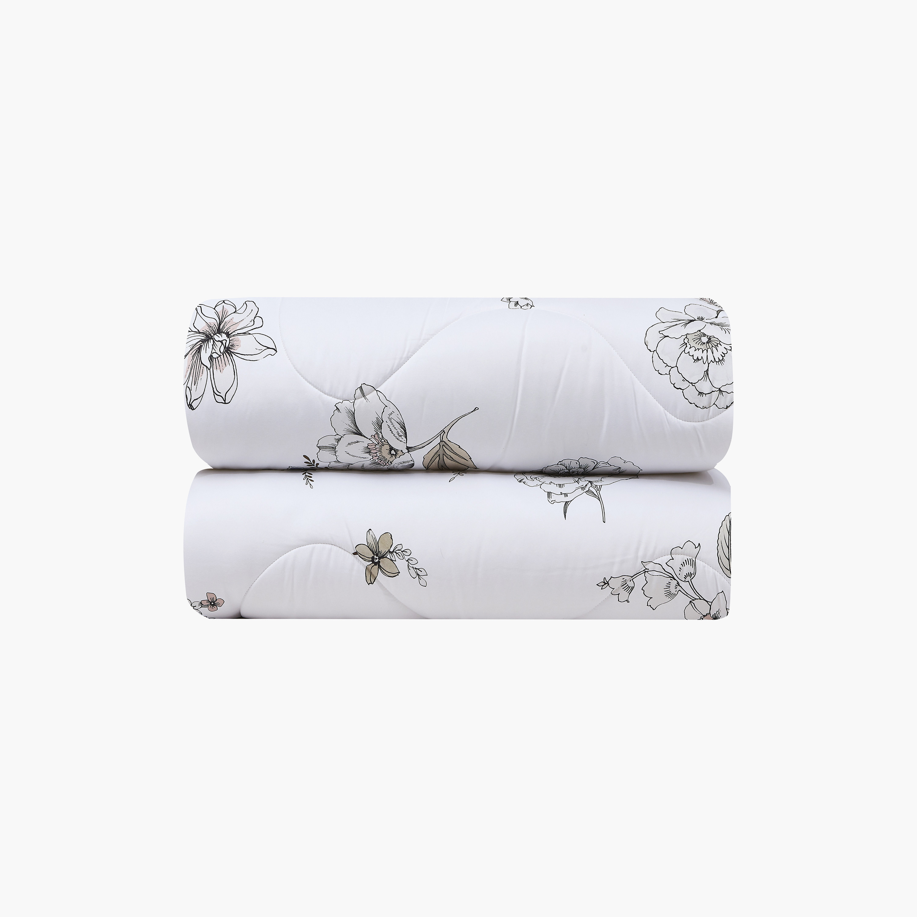 Lifestyle Super King Floral Print 6 Piece Reversible Comforter Set - 260x240cms-household-bedding-comfortersandbedspreads-comforters-image-3