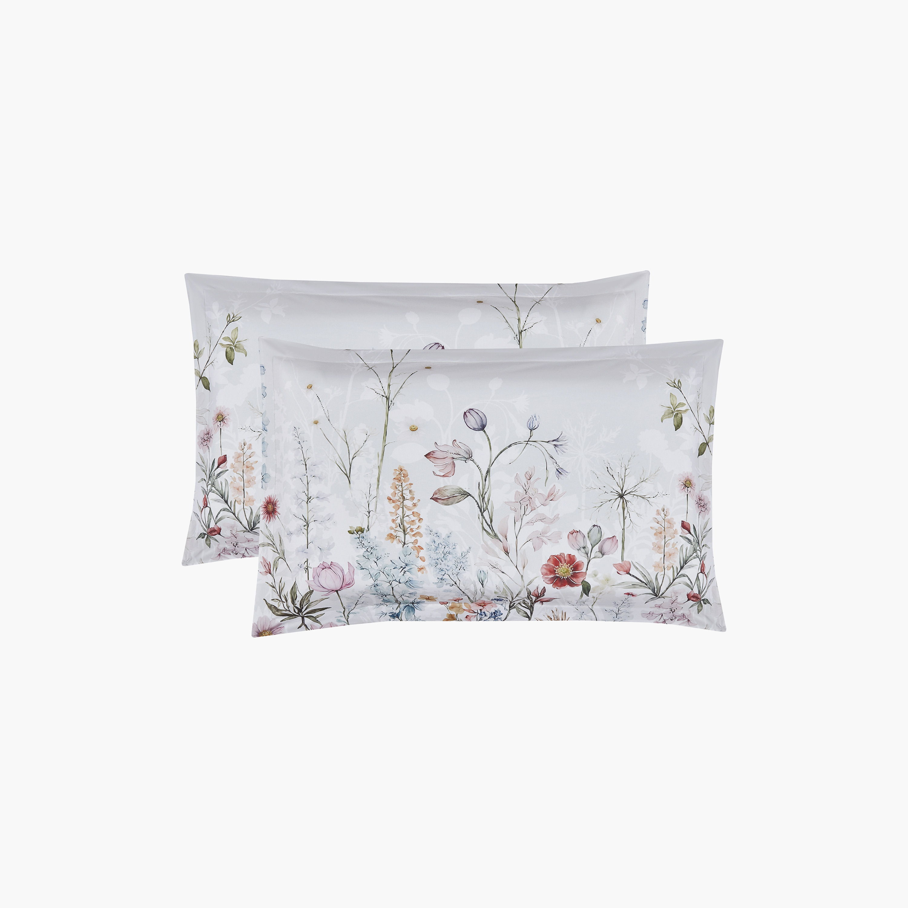 Lifestyle Super King Floral Print 6 Piece Reversible Comforter Set - 260x240cms-household-bedding-comfortersandbedspreads-comforters-image-4