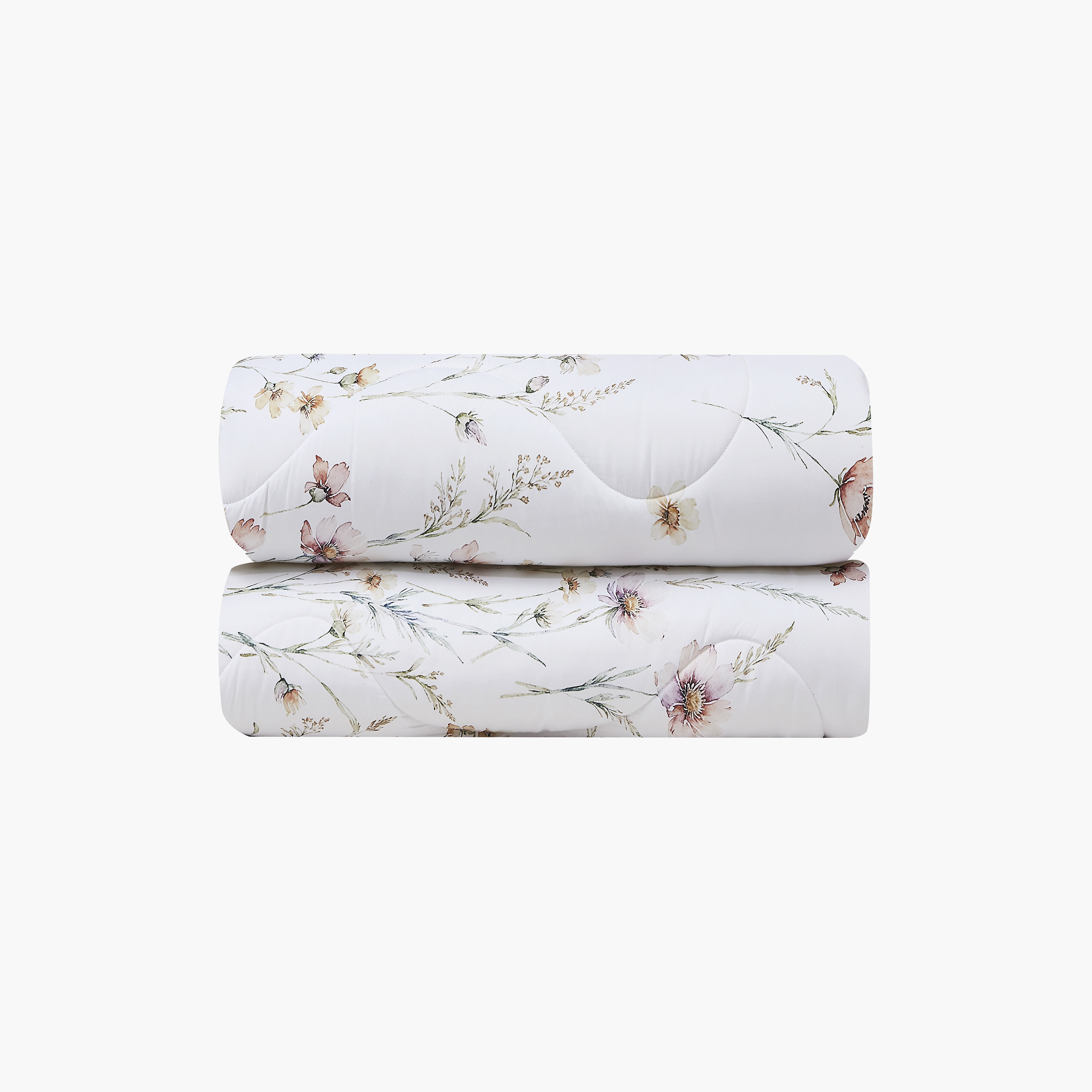 Lifestyle Super King Floral Print 6 Piece Reversible Comforter Set - 260x240cms-household-bedding-comfortersandbedspreads-comforters-image-3