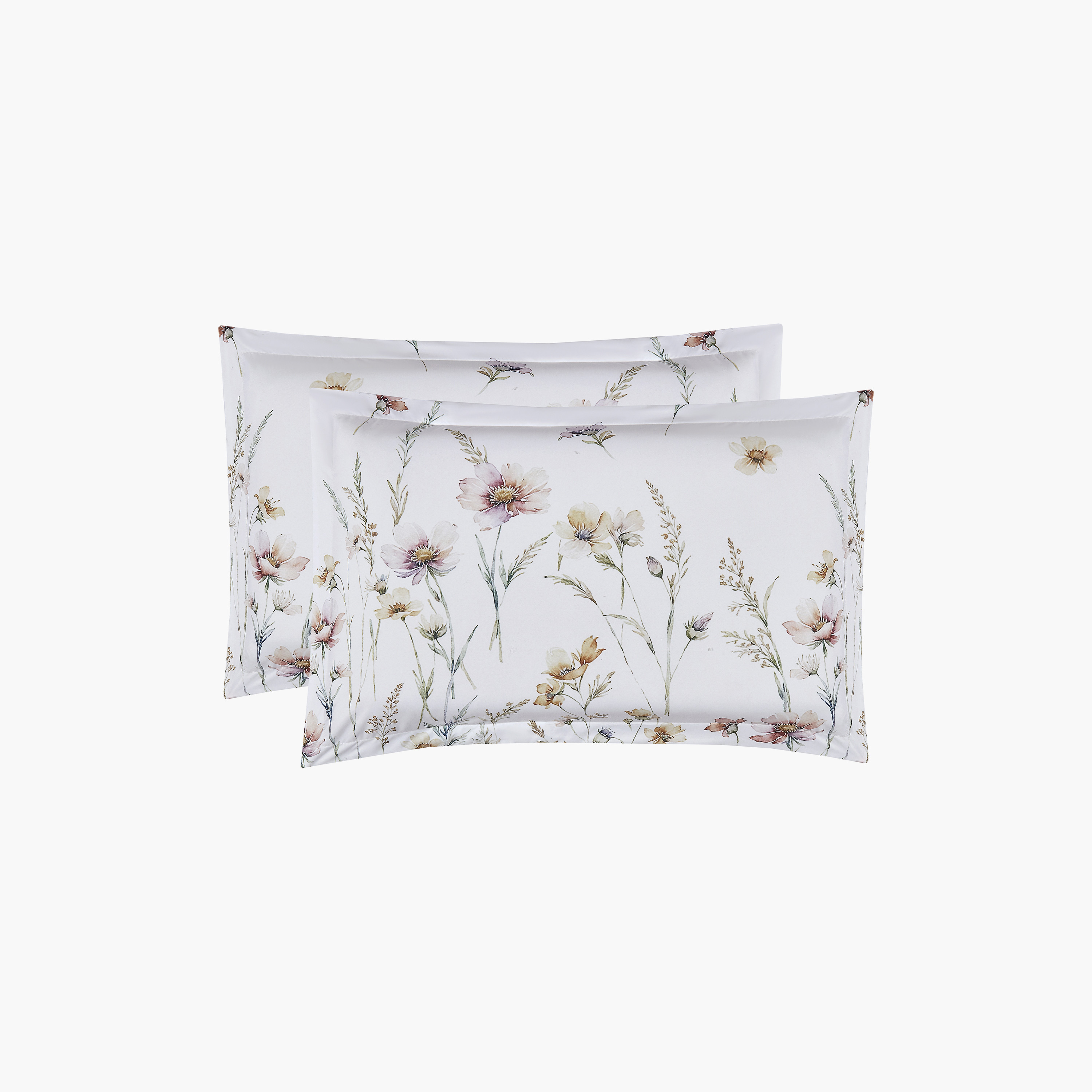 Lifestyle Super King Floral Print 6 Piece Reversible Comforter Set - 260x240cms-household-bedding-comfortersandbedspreads-comforters-image-4