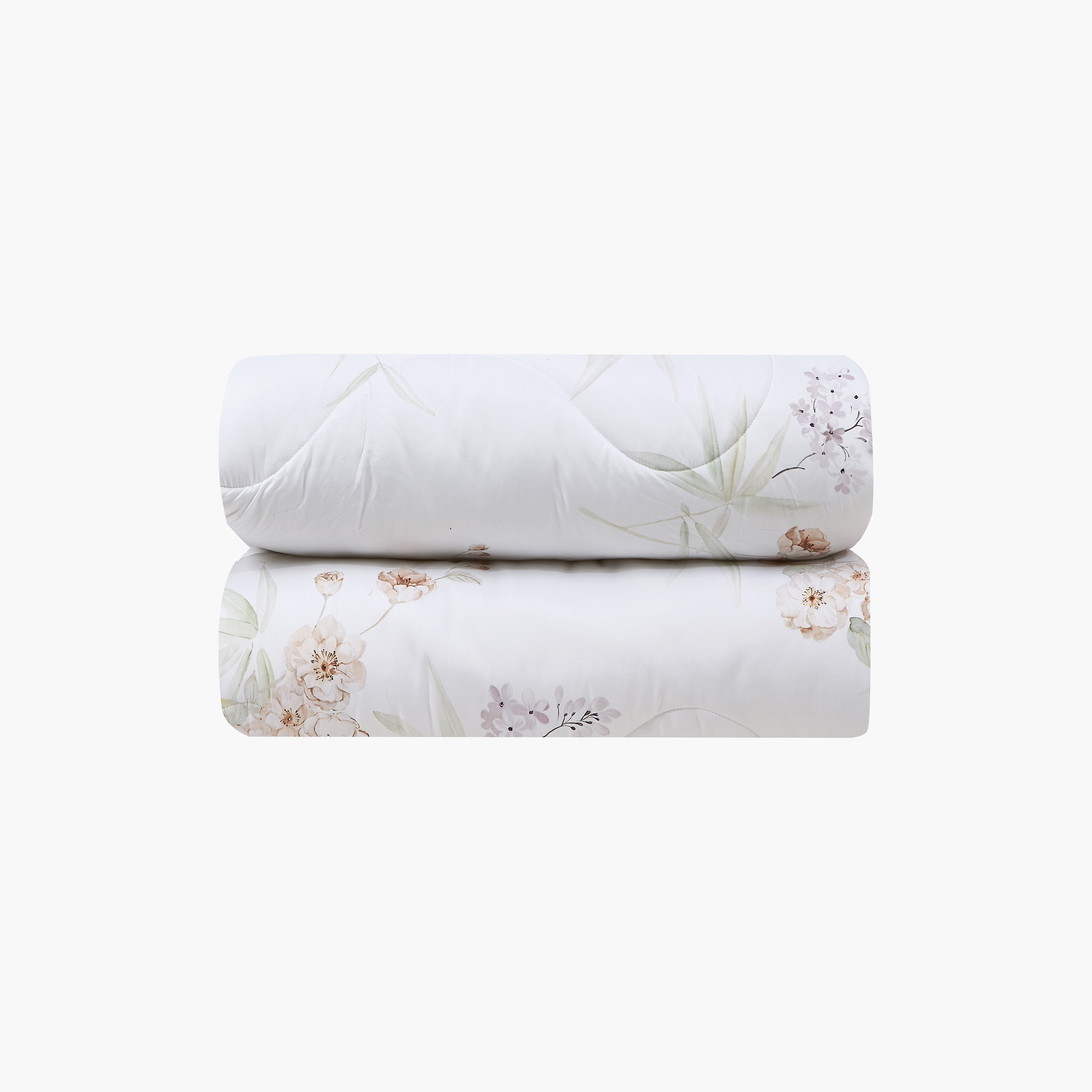 Lifestyle Super King Floral Print 6 Piece Reversible Comforter Set - 260x240cms-household-bedding-comfortersandbedspreads-comforters-image-3