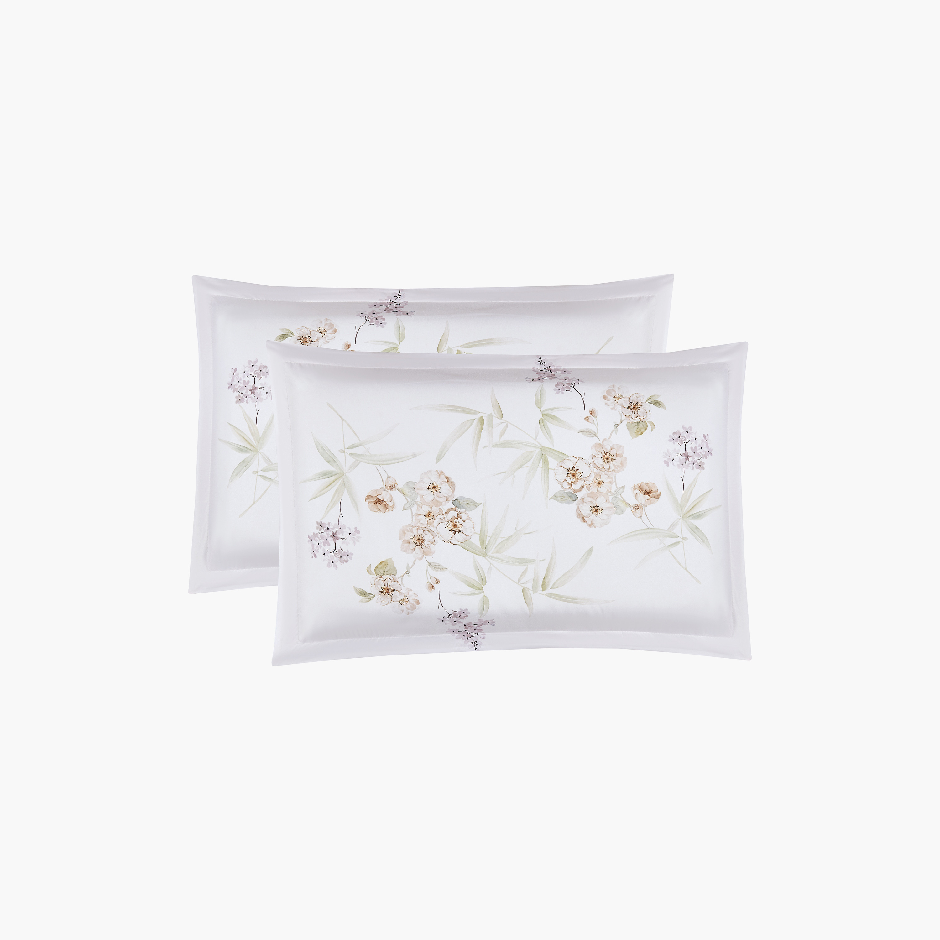 Lifestyle Super King Floral Print 6 Piece Reversible Comforter Set - 260x240cms-household-bedding-comfortersandbedspreads-comforters-image-4