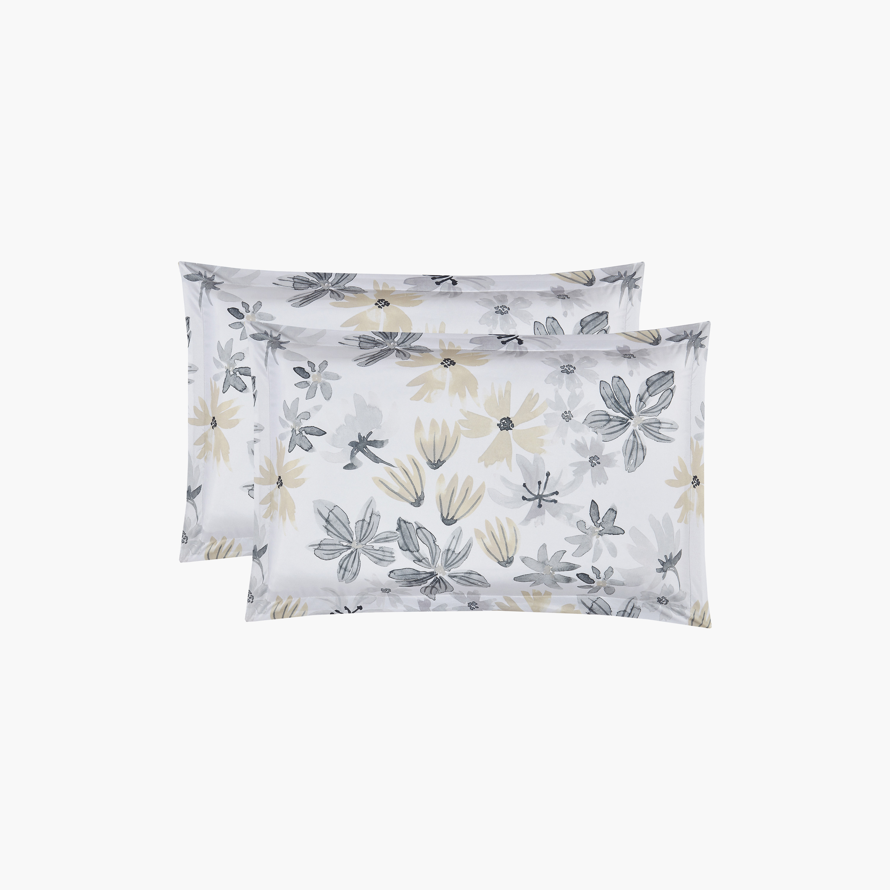 Lifestyle Super King Floral Print 6 Piece Reversible Comforter Set - 260x240cms-household-bedding-comfortersandbedspreads-comforters-image-4