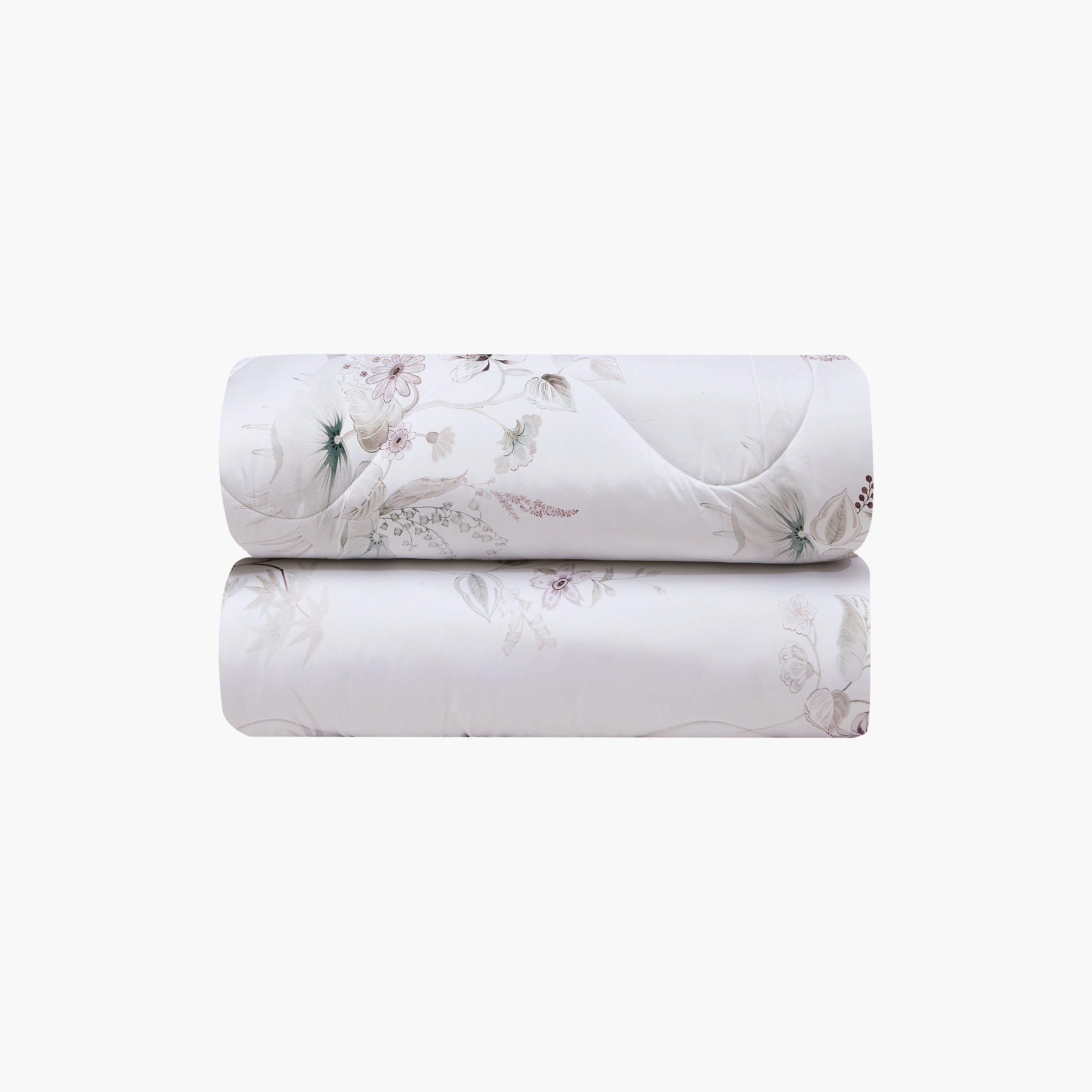 Lifestyle Super King Floral Print 6 Piece Reversible Comforter Set - 260x240cms-household-bedding-comfortersandbedspreads-comforters-image-3