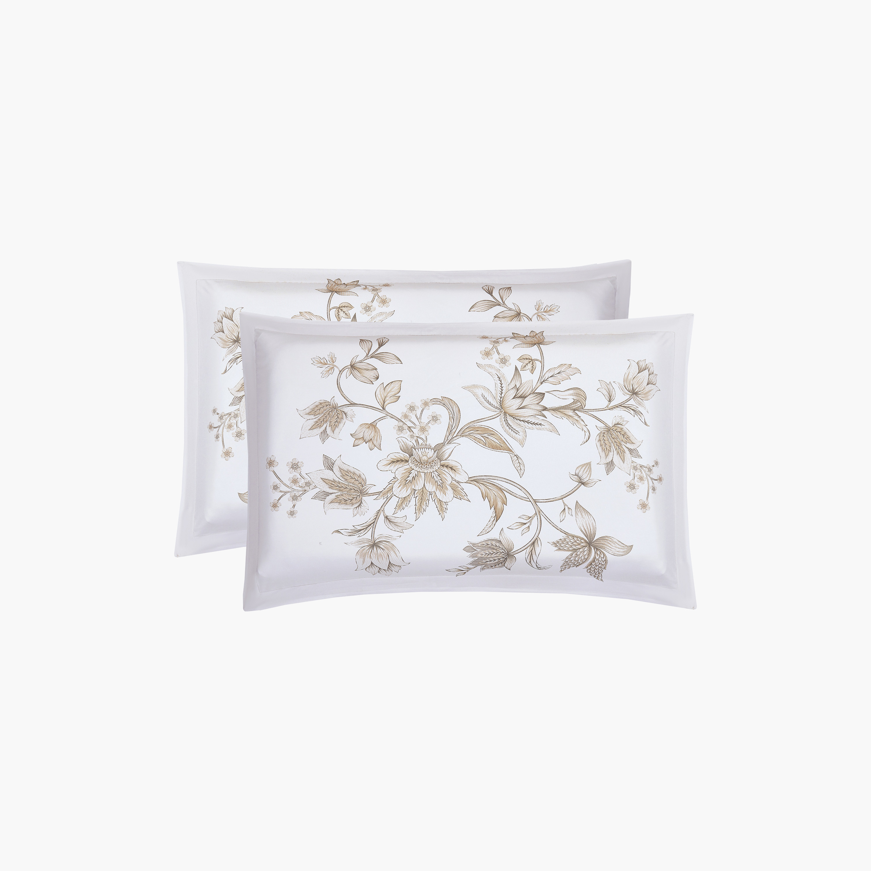 Lifestyle Super King Floral Print 6 Piece Reversible Comforter Set - 260x240cms-household-bedding-comfortersandbedspreads-comforters-image-4