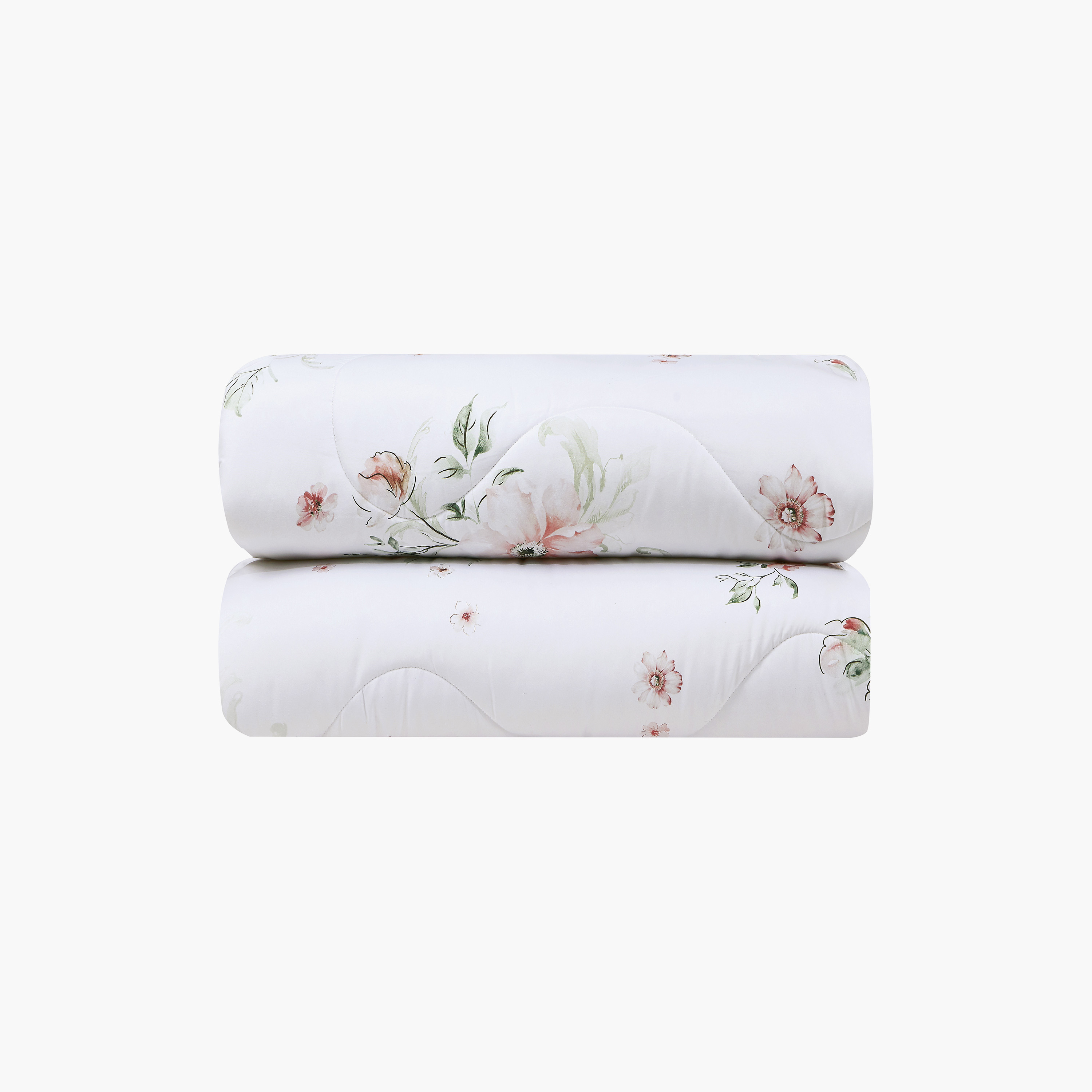 Lifestyle Queen Floral Print 4 Piece Reversible Comforter Set - 170x240cms-household-bedding-comfortersandbedspreads-comforters-image-2