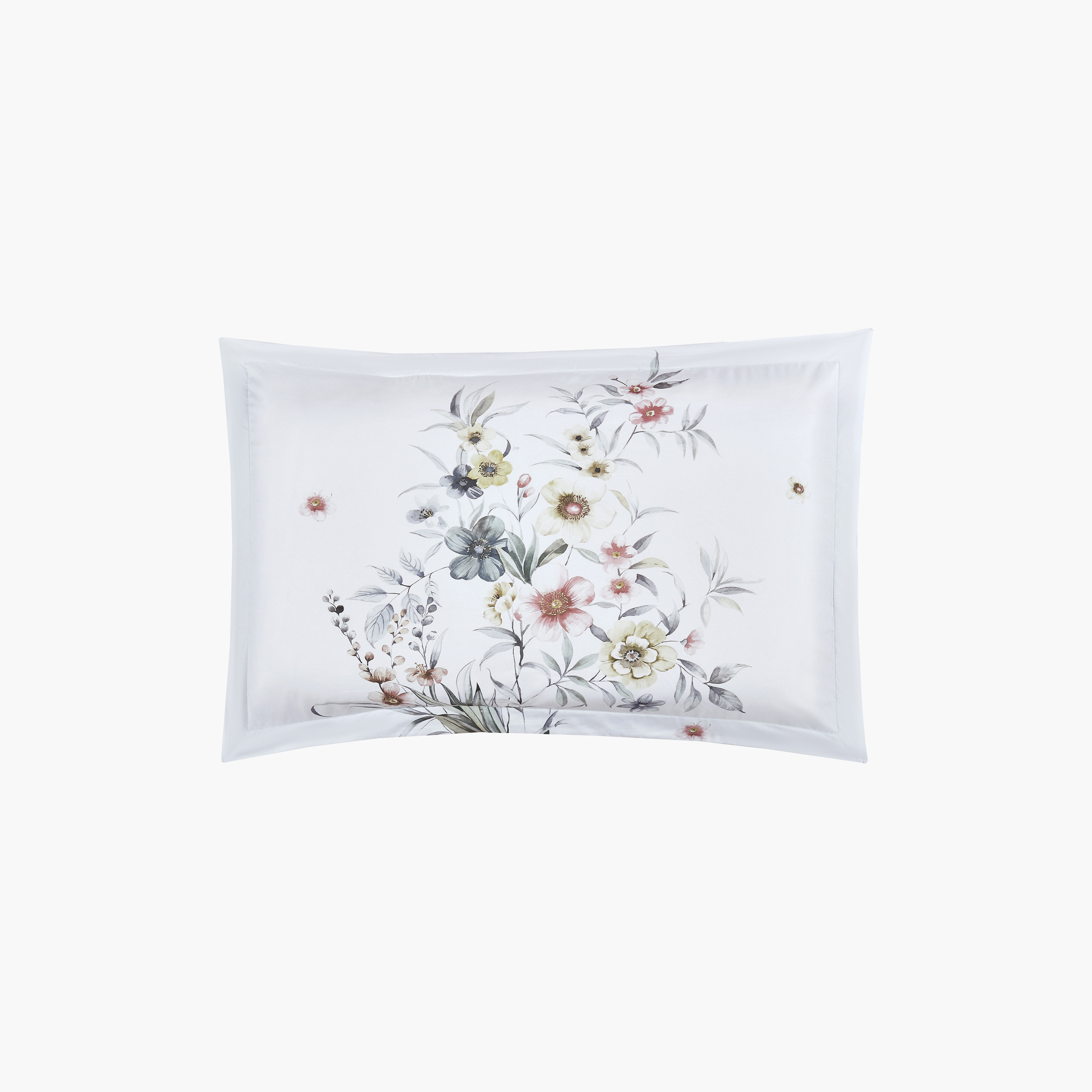 Lifestyle Queen Floral Print 4 Piece Reversible Comforter Set - 170x240cms-household-bedding-comfortersandbedspreads-comforters-image-4