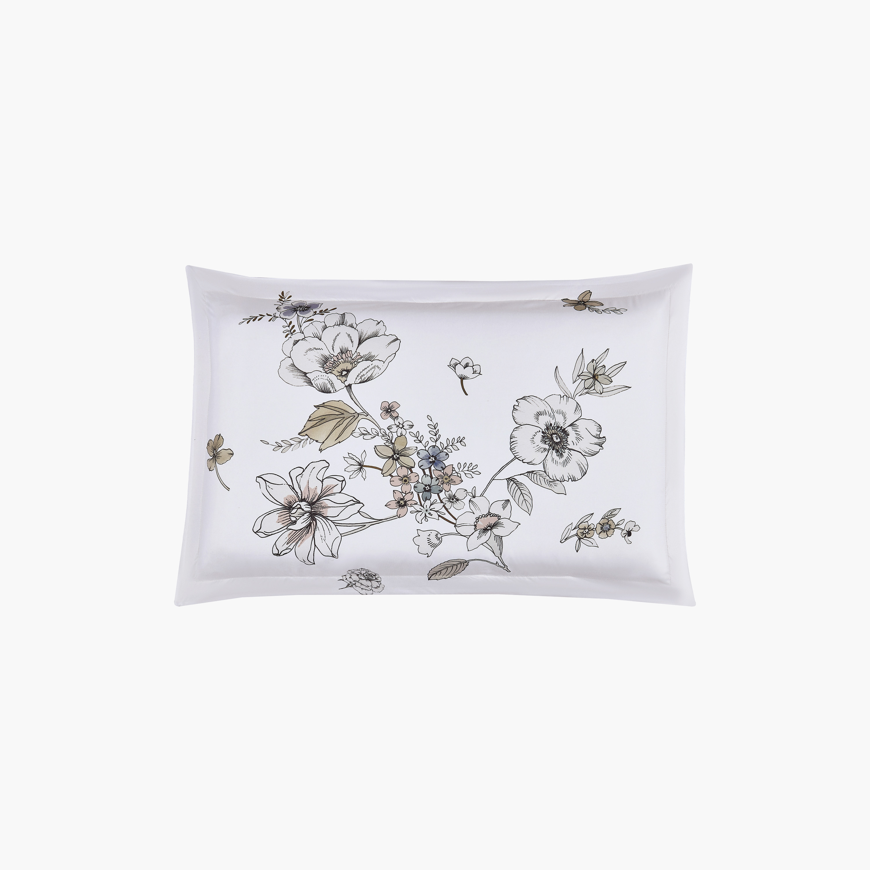 Lifestyle Queen Floral Print 4 Piece Reversible Comforter Set - 170x240cms-household-bedding-comfortersandbedspreads-comforters-image-4