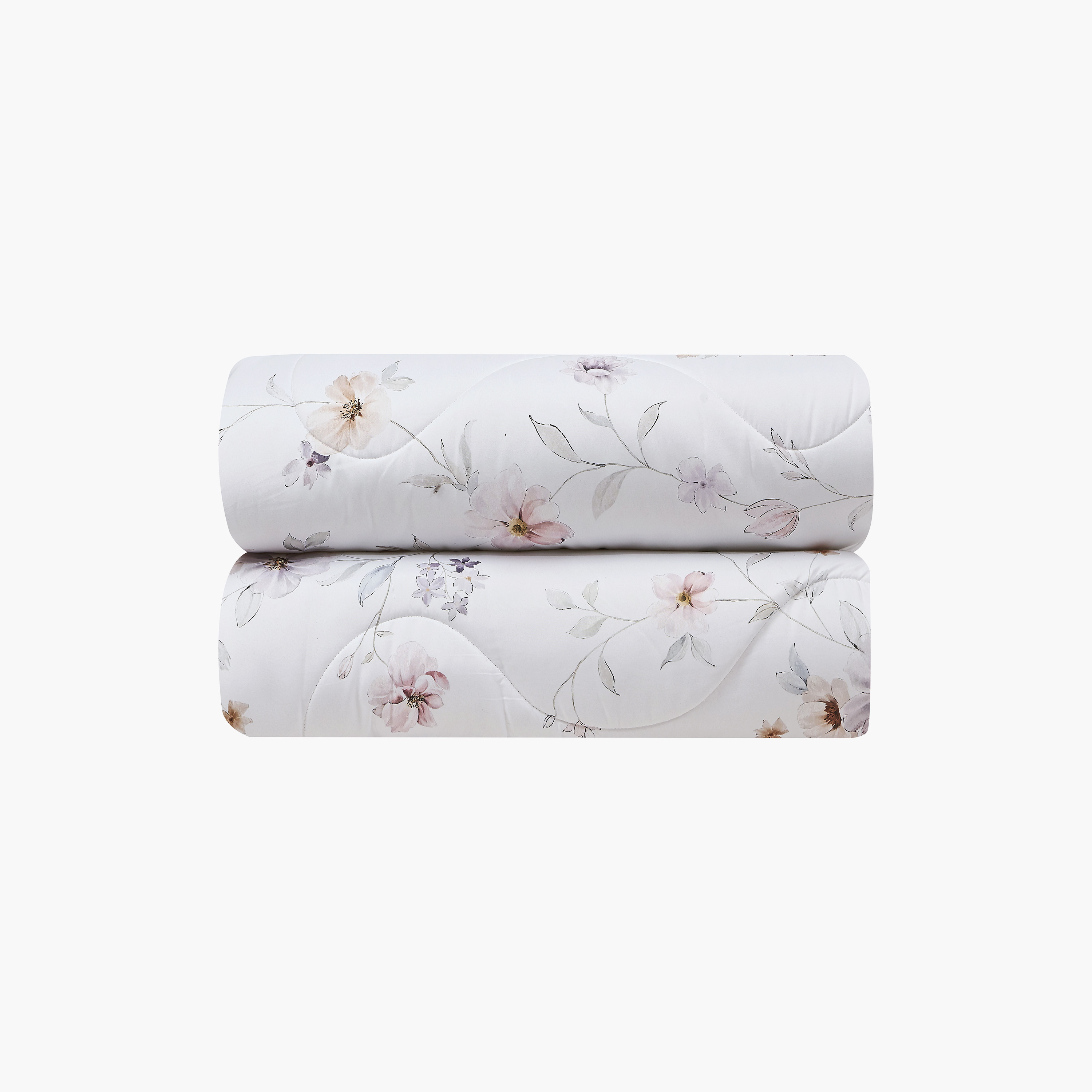 Lifestyle Queen Floral Print 4 Piece Reversible Comforter Set - 170x240cms-household-bedding-comfortersandbedspreads-comforters-image-3