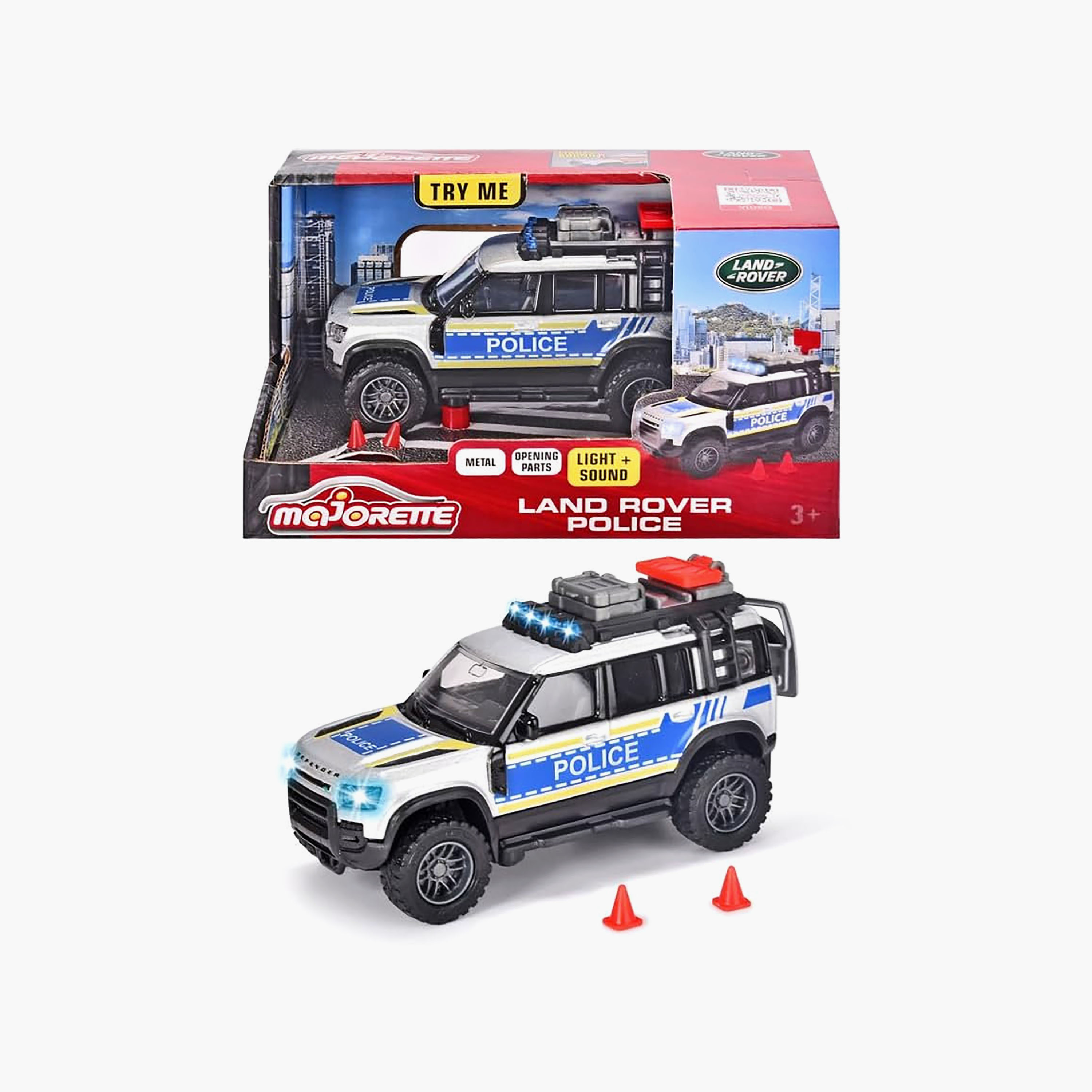 لعبة سيارة شرطة لاند روفر من ماجوريت-toys-playvehicles-diecastcars-image-3