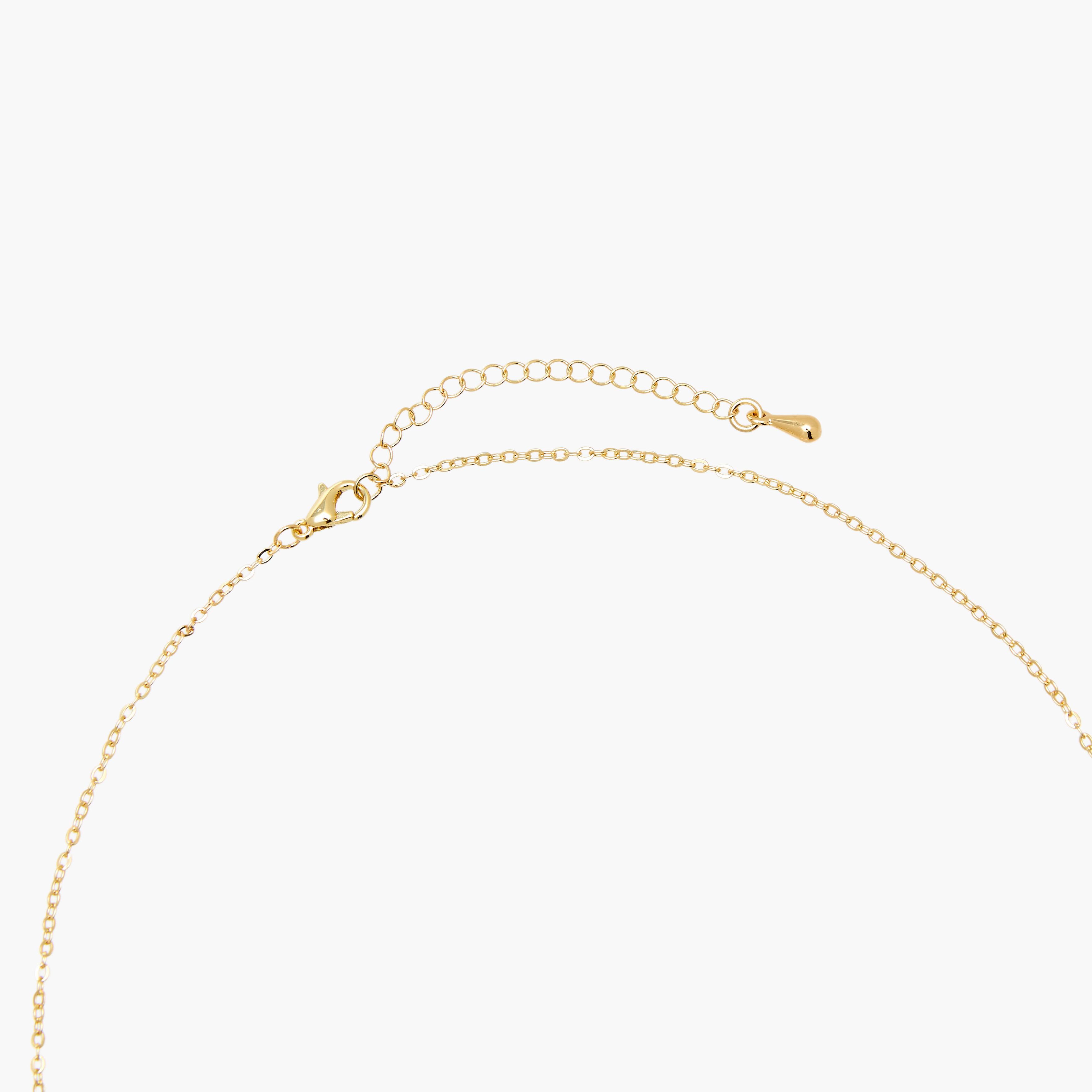 Gold Tone Necklace with Swarovski Stone Embellished Pendant-women-watchesandjewellery-jewellery-necklacesandpendants-image-3