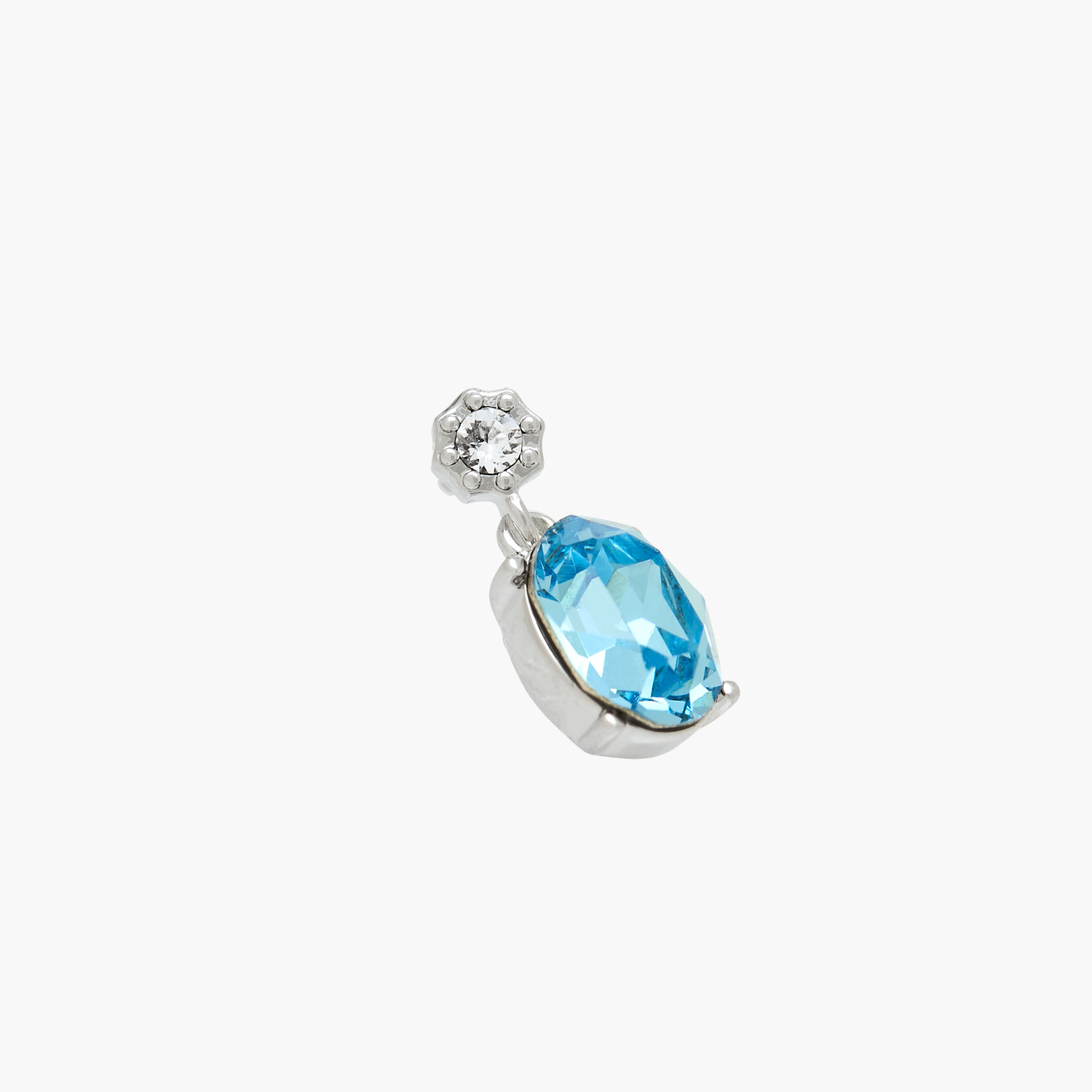 حلق متدلي مزين بأحجار بلون فضي ومكبس إغلاق خلفي من سواروفسكي-women-watchesandjewellery-jewellery-earrings-image-3
