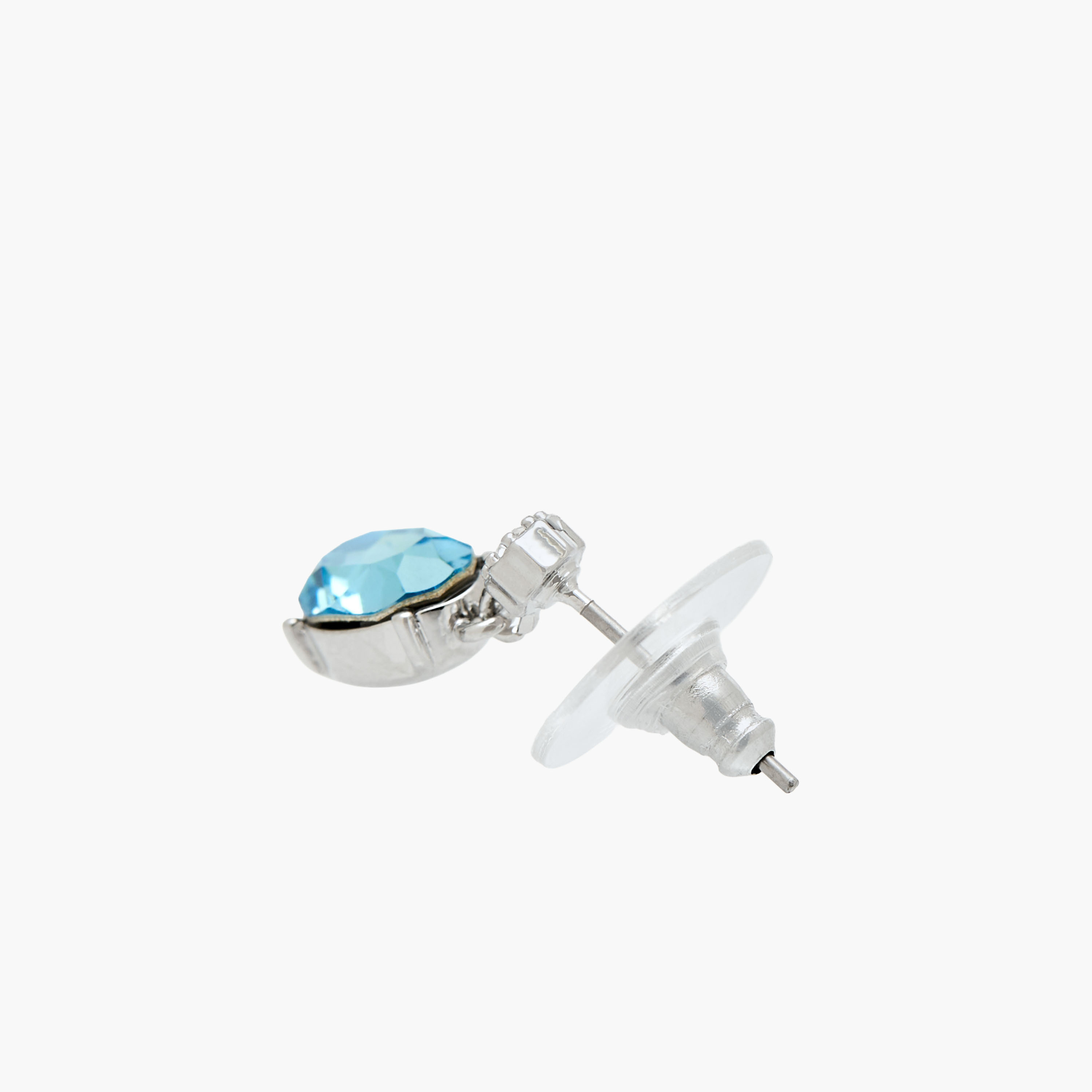 حلق متدلي مزين بأحجار بلون فضي ومكبس إغلاق خلفي من سواروفسكي-women-watchesandjewellery-jewellery-earrings-image-4