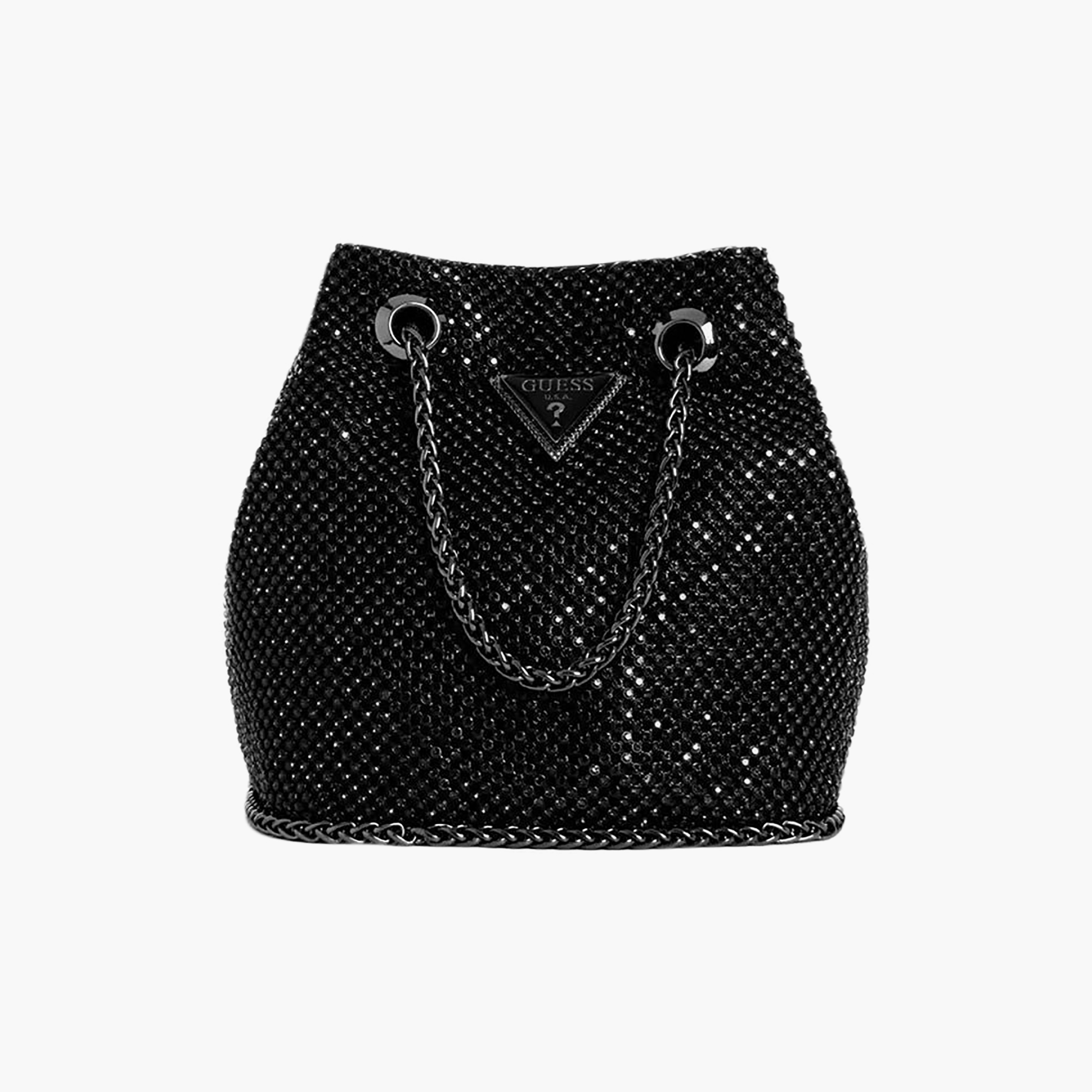Guess - Zalina Flap Clutch - Bla - Black-women-bagsandwallets-handbags-image-1