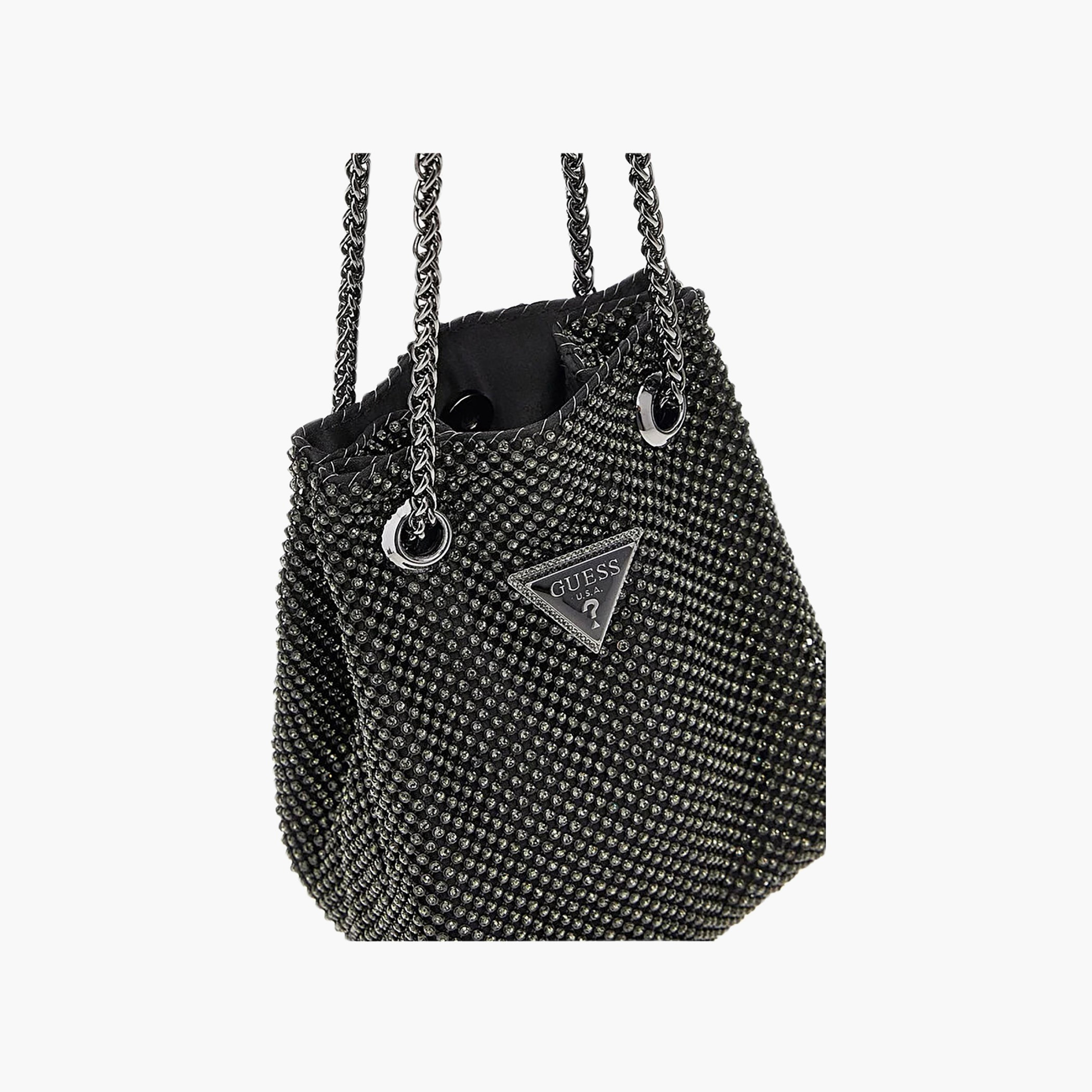 Guess - Zalina Flap Clutch - Bla - Black-women-bagsandwallets-handbags-image-4