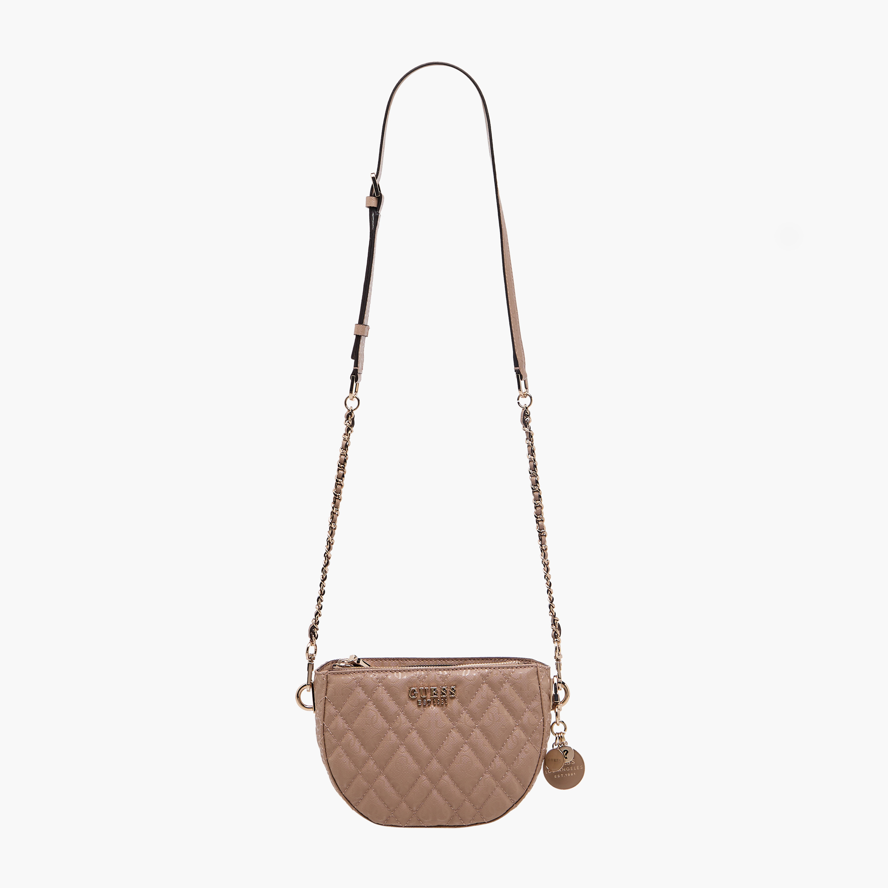 Guess Isemay Quilted Crossbody Bag with Detachable Strap-women-bagsandwallets-handbags-image-3