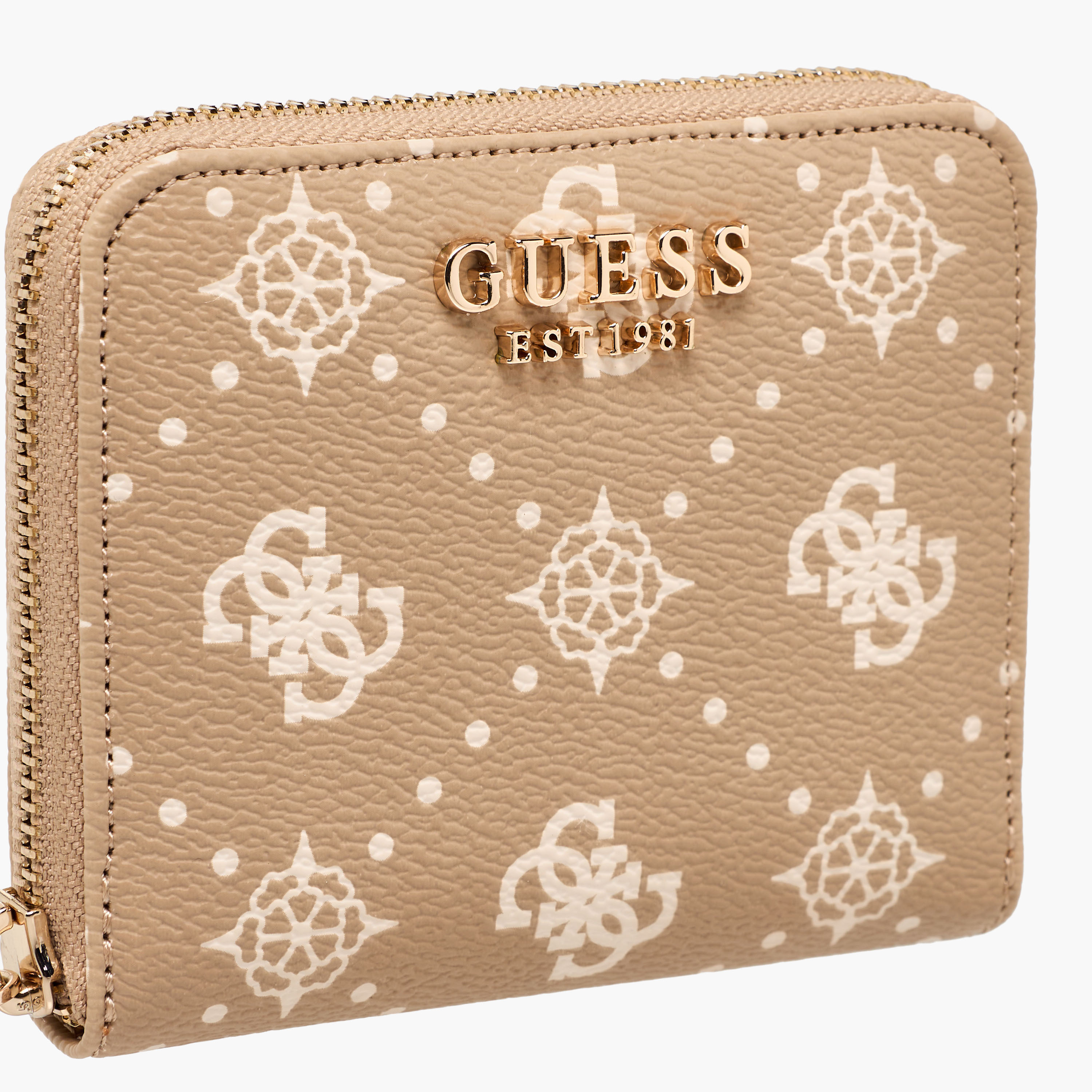 Guess Carrie Monogram Print Wallet with Zip Closure-women-bagsandwallets-wallets-image-3