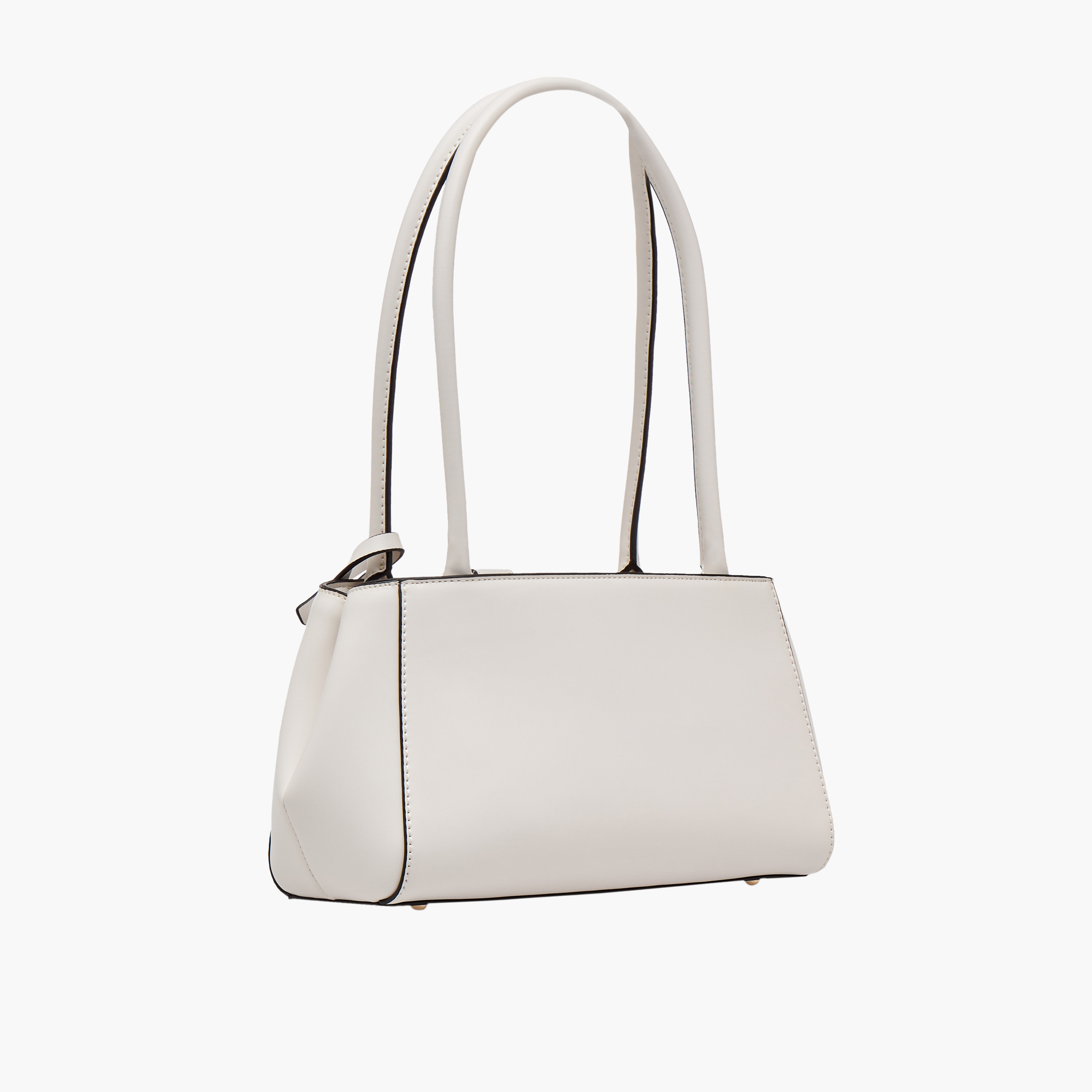 Guess Carrie Solid Shoulder Bag with Zip Closure-women-bagsandwallets-handbags-image-4