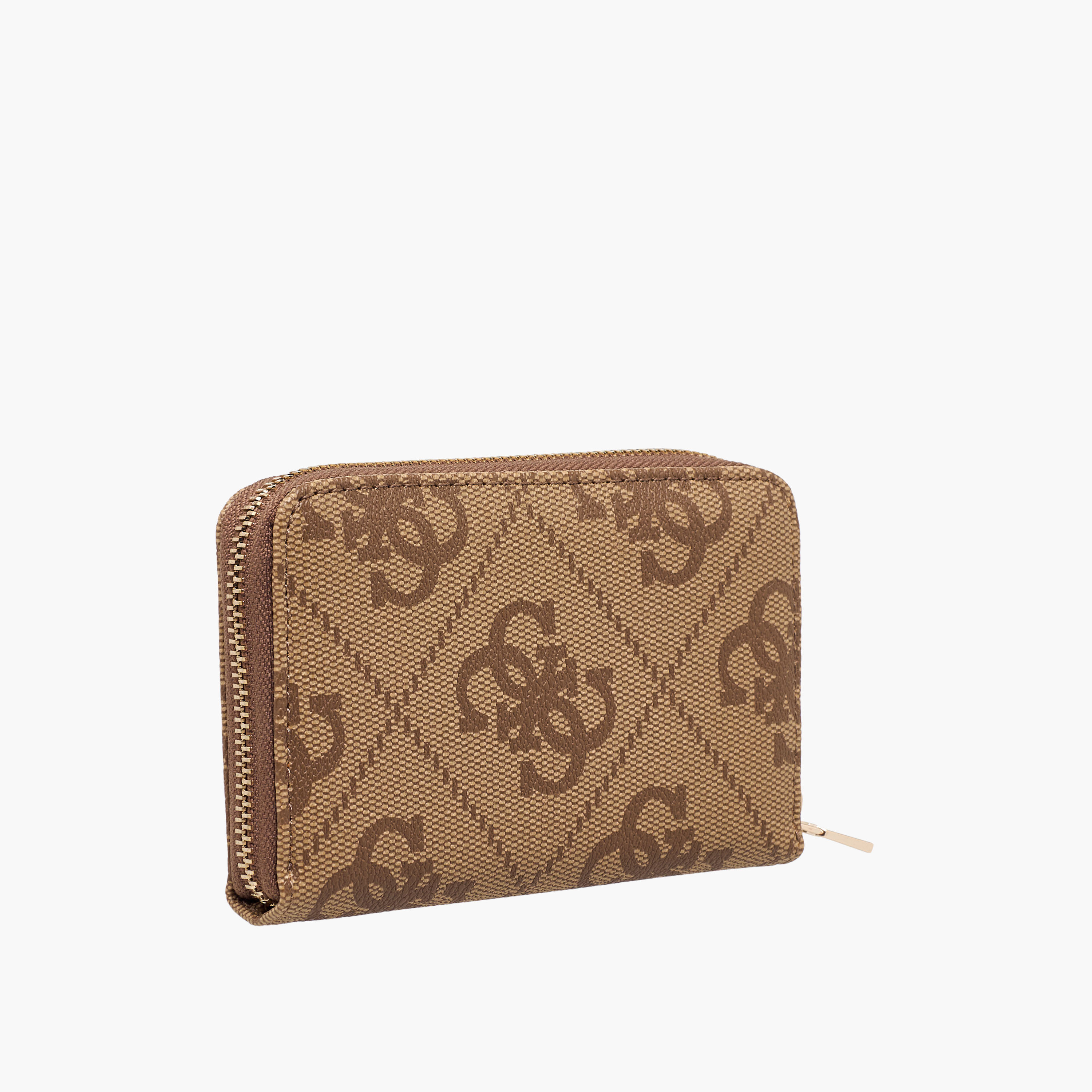 Guess Laurel II Monogram Print Wallet with Zip Closure-women-bagsandwallets-wallets-image-2
