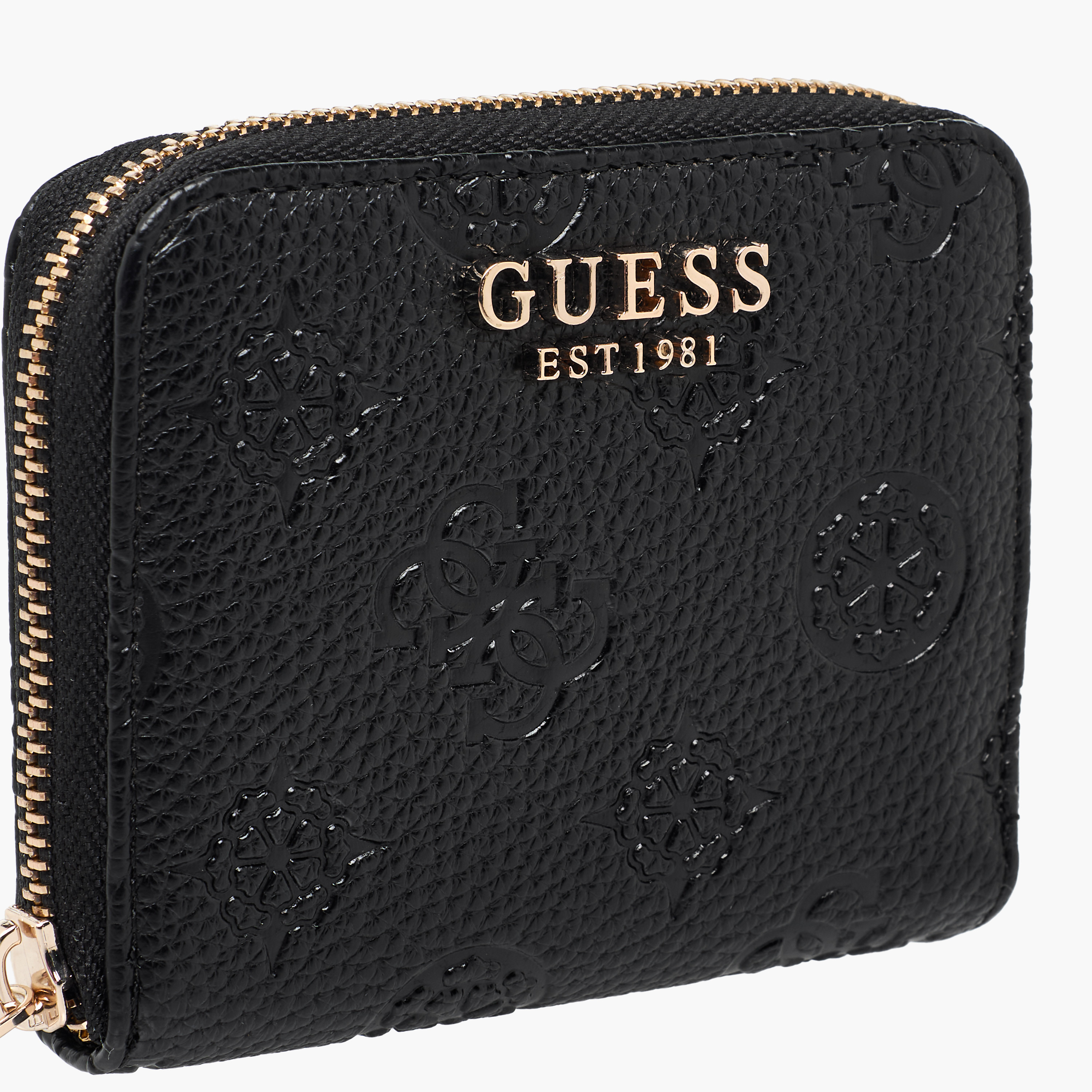 Guess Cresidia II Monogram Textured Wallet with Zip Closure-women-bagsandwallets-wallets-image-3