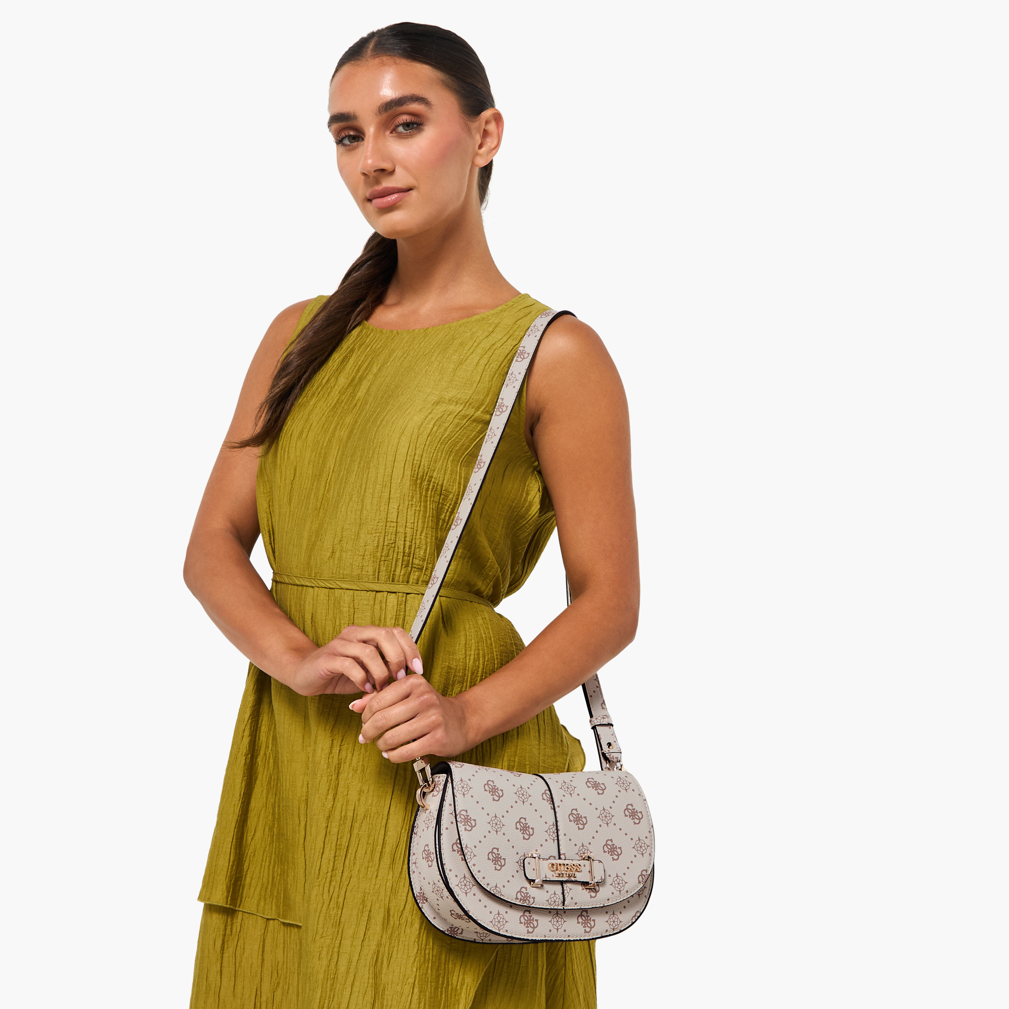 Guess Carrie Monogram Print Crossbody Bag with Detachable Strap-women-bagsandwallets-handbags-image-8