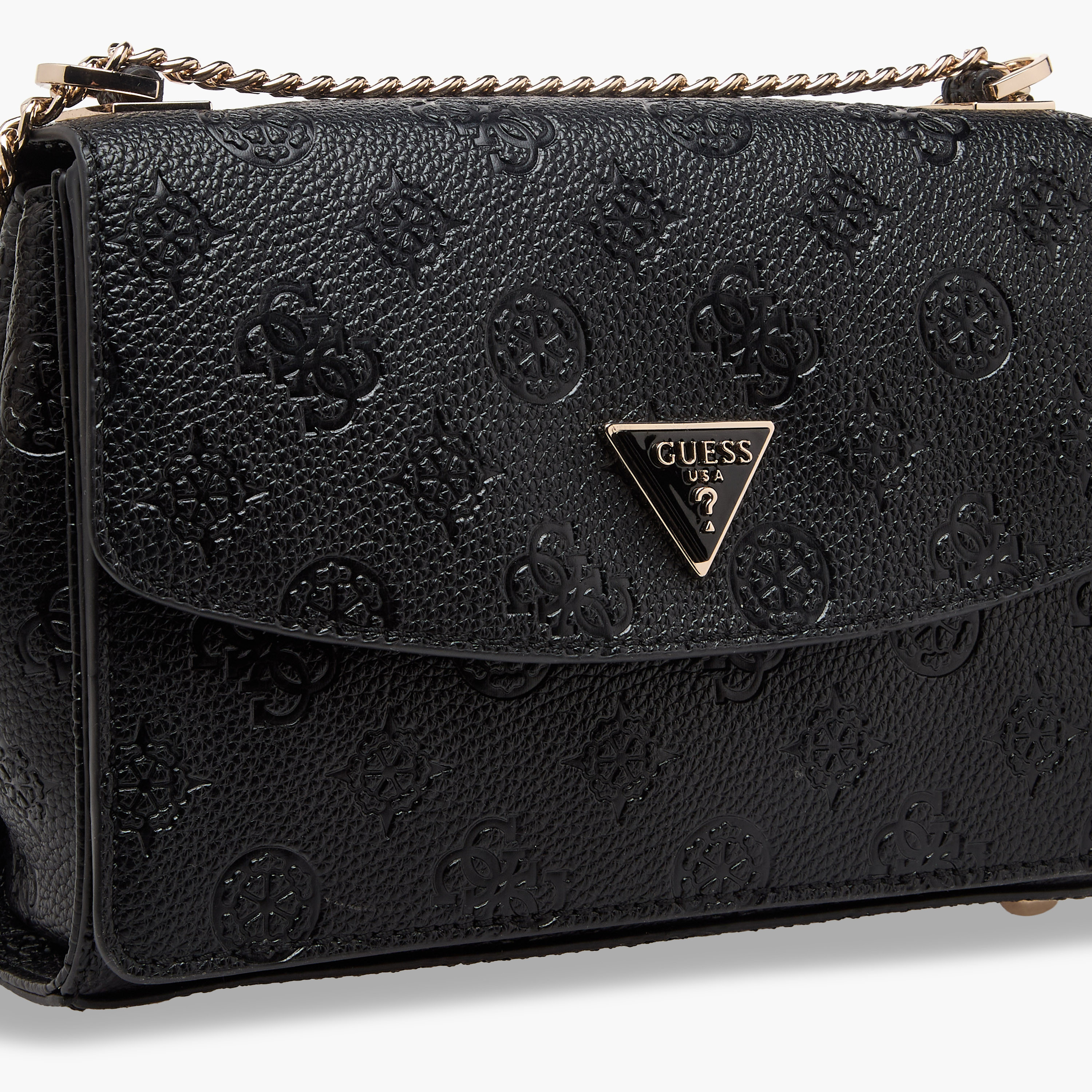 Guess Cresidia II Monogram Texture Crossbody Bag with Chain Strap-women-bagsandwallets-handbags-image-5