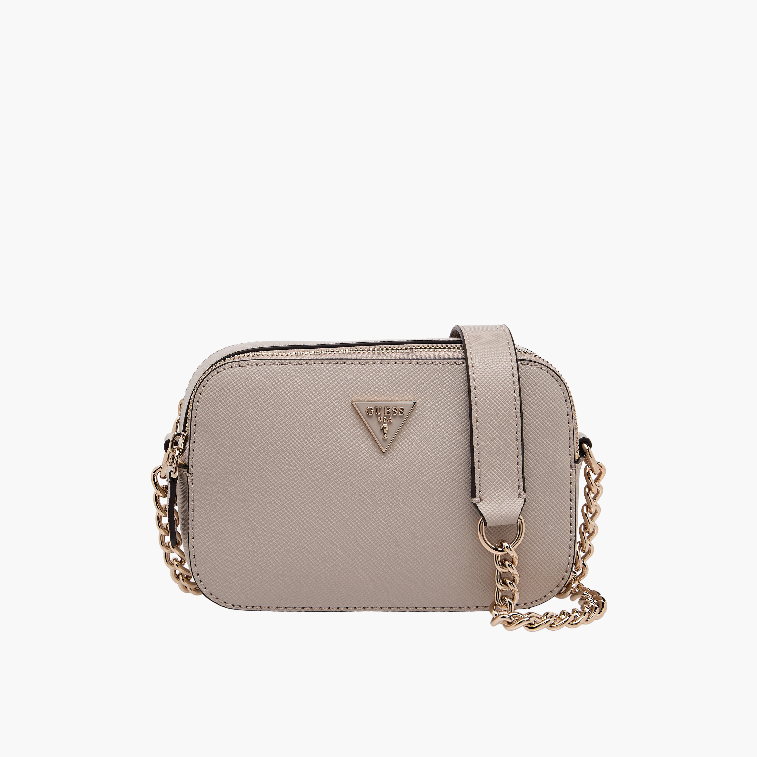 Guess Noelle II Textured Crossbody Bag with Chain Strap-women-bagsandwallets-handbags-image-1