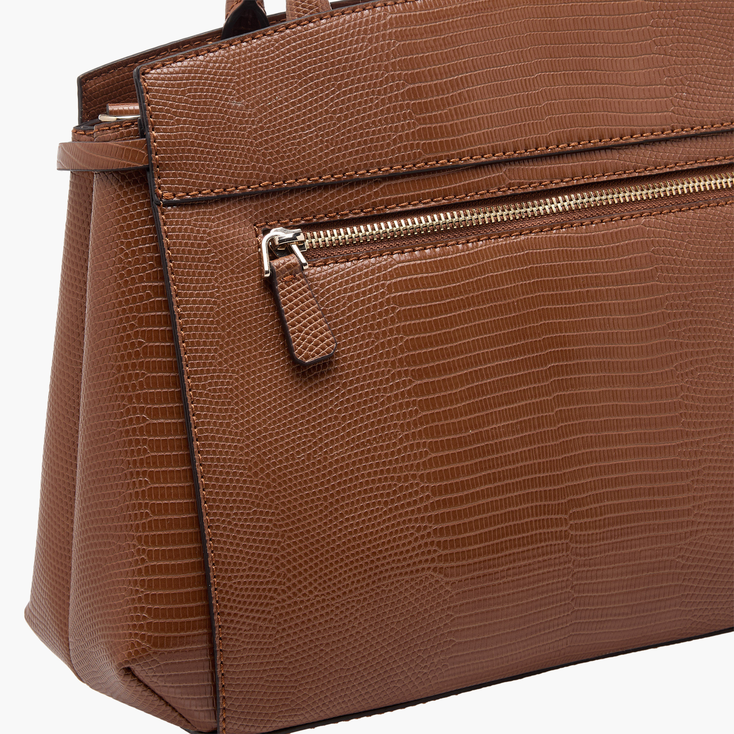 Guess Melinda Textured Satchel with Detachable Strap-women-bagsandwallets-handbags-image-6