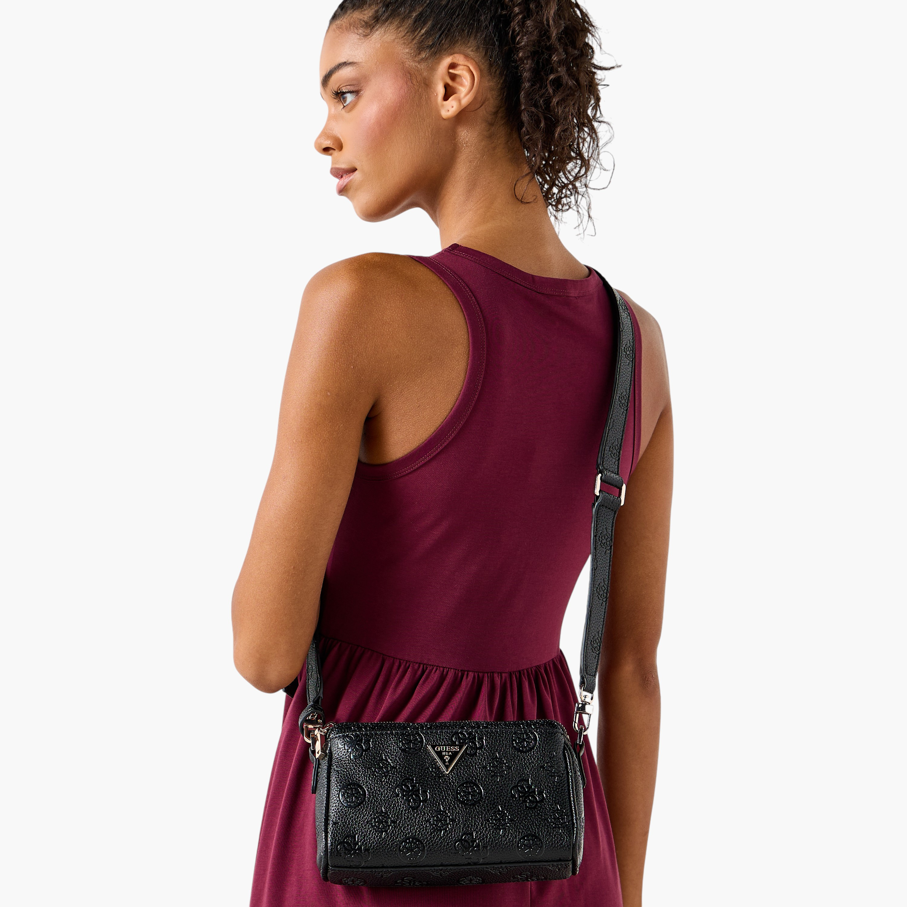 شنطة كروس بودي بنقوش مونوجرام وحزام قابل للتعديل كيرسيديا II من جيس-women-bagsandwallets-handbags-image-2