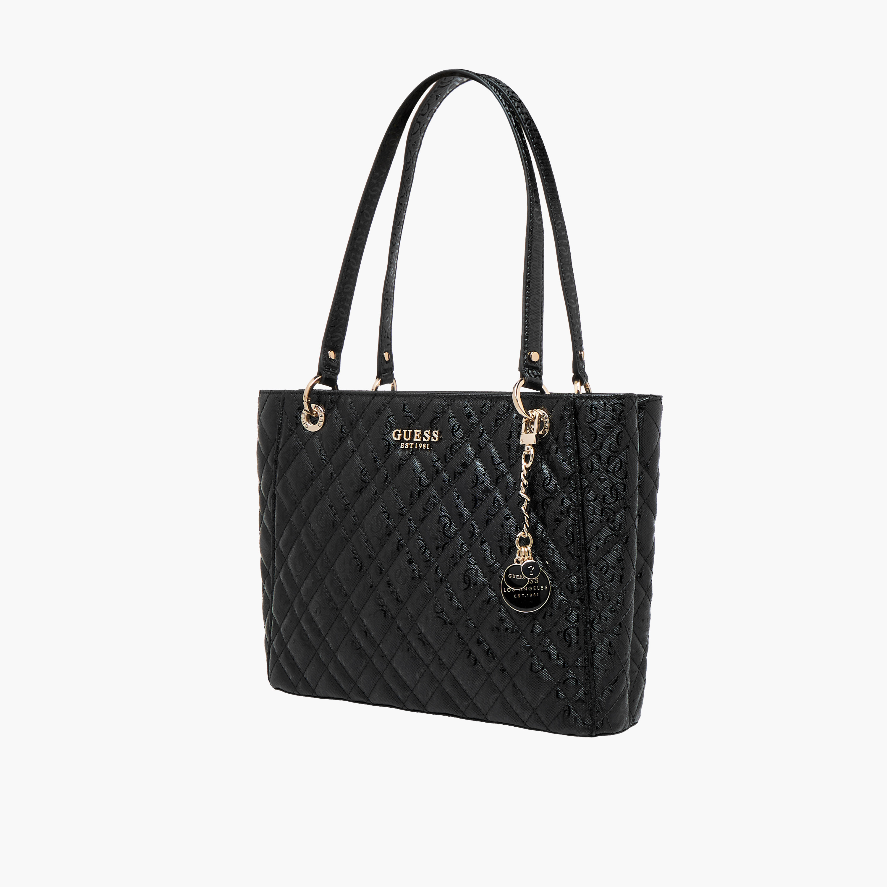 Guess Isemay Noel Quilted Tote Bag with Zip Closure-women-bagsandwallets-handbags-image-3