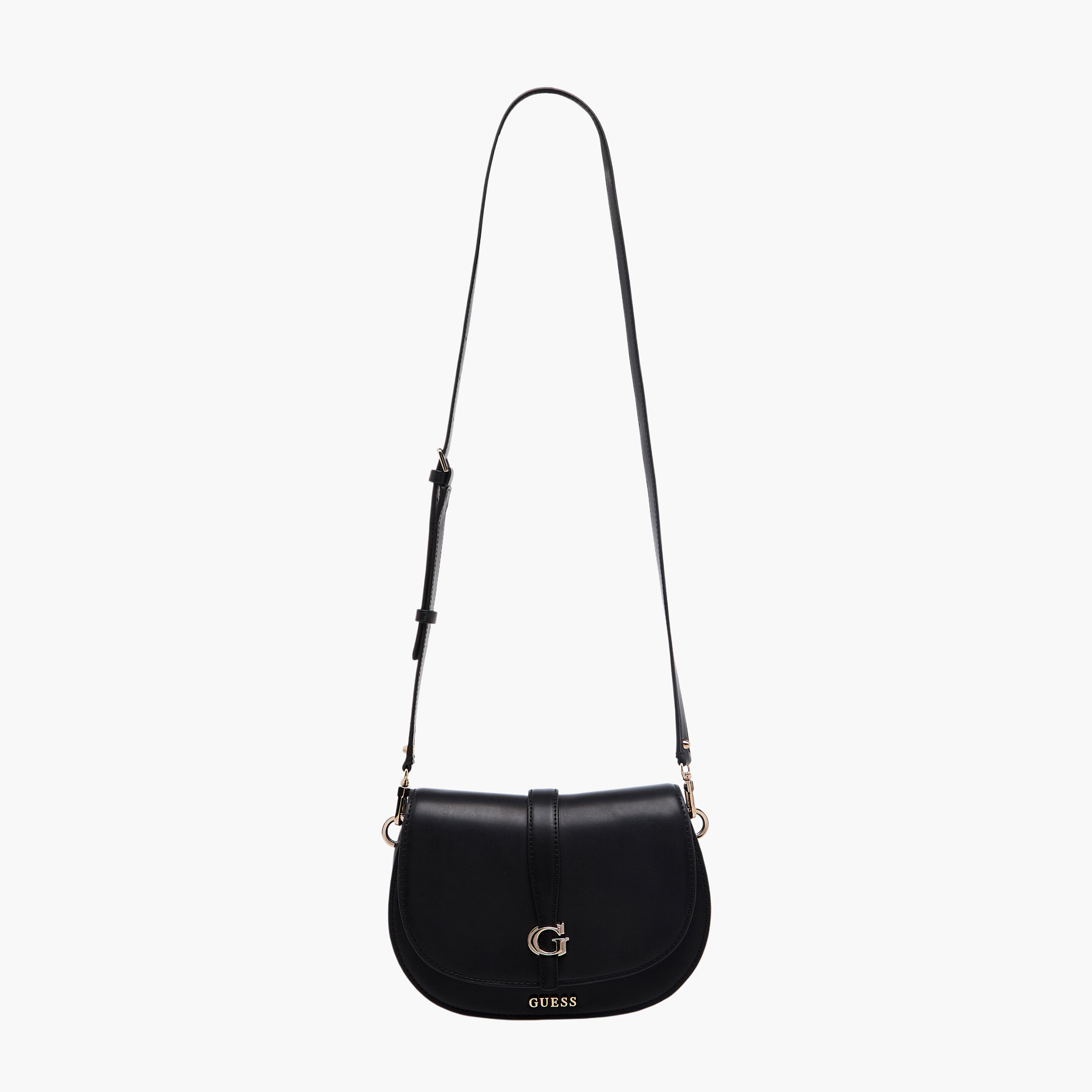 Guess Carrie Solid Crossbody Bag with Detachable Strap-women-bagsandwallets-handbags-image-3