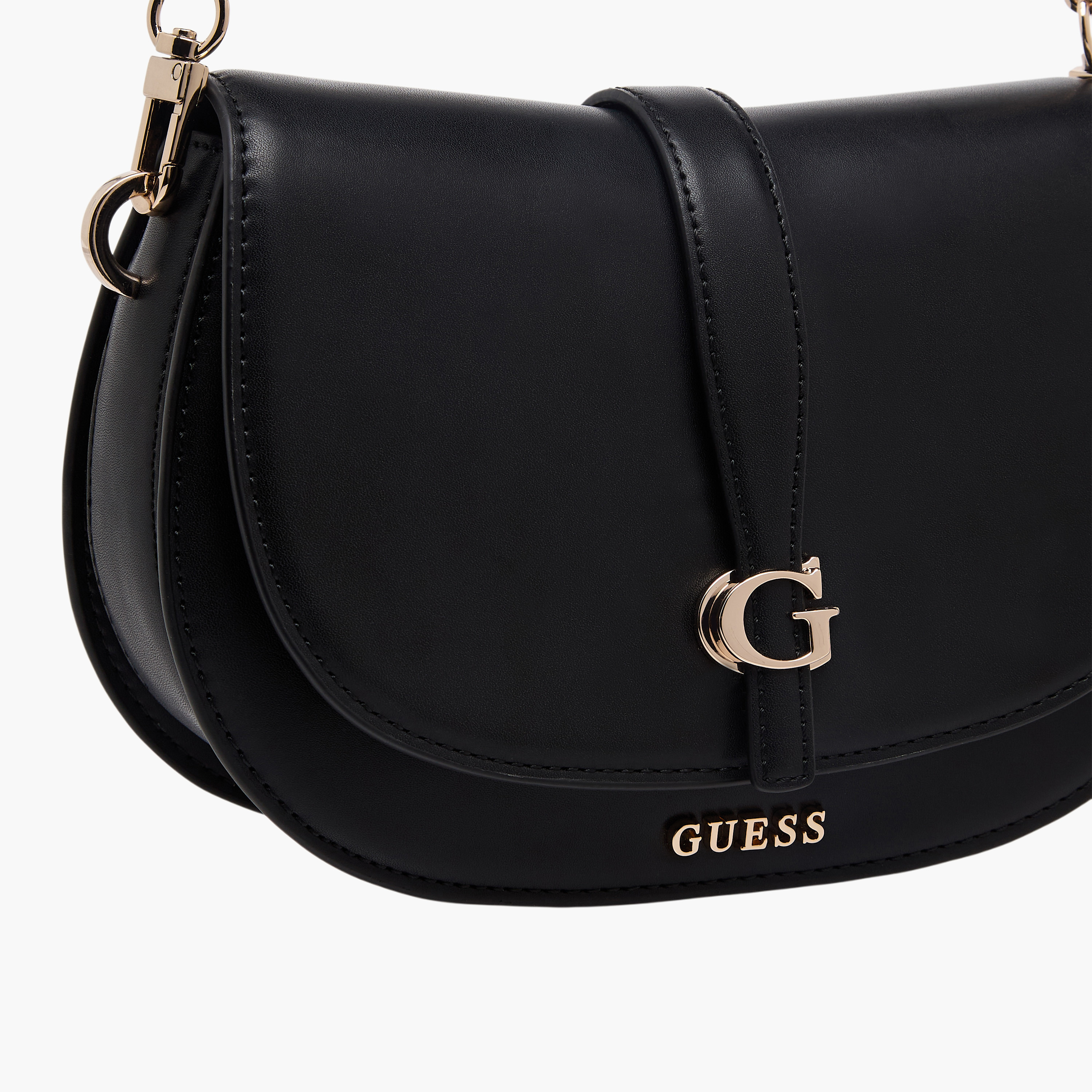 Guess Carrie Solid Crossbody Bag with Detachable Strap-women-bagsandwallets-handbags-image-5