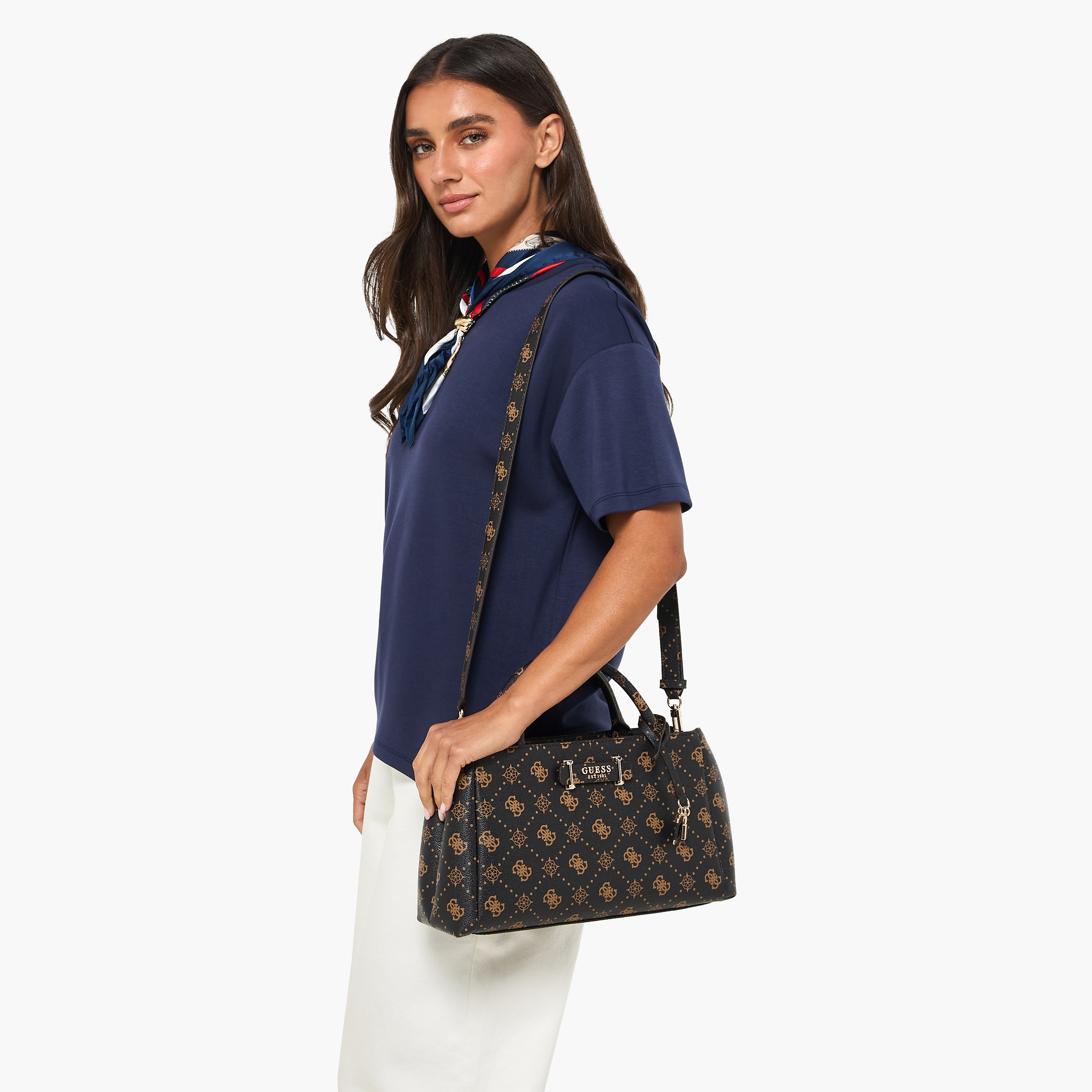 Guess Carrie Printed Crossbody Bag with Zip Closure-women-bagsandwallets-handbags-image-2