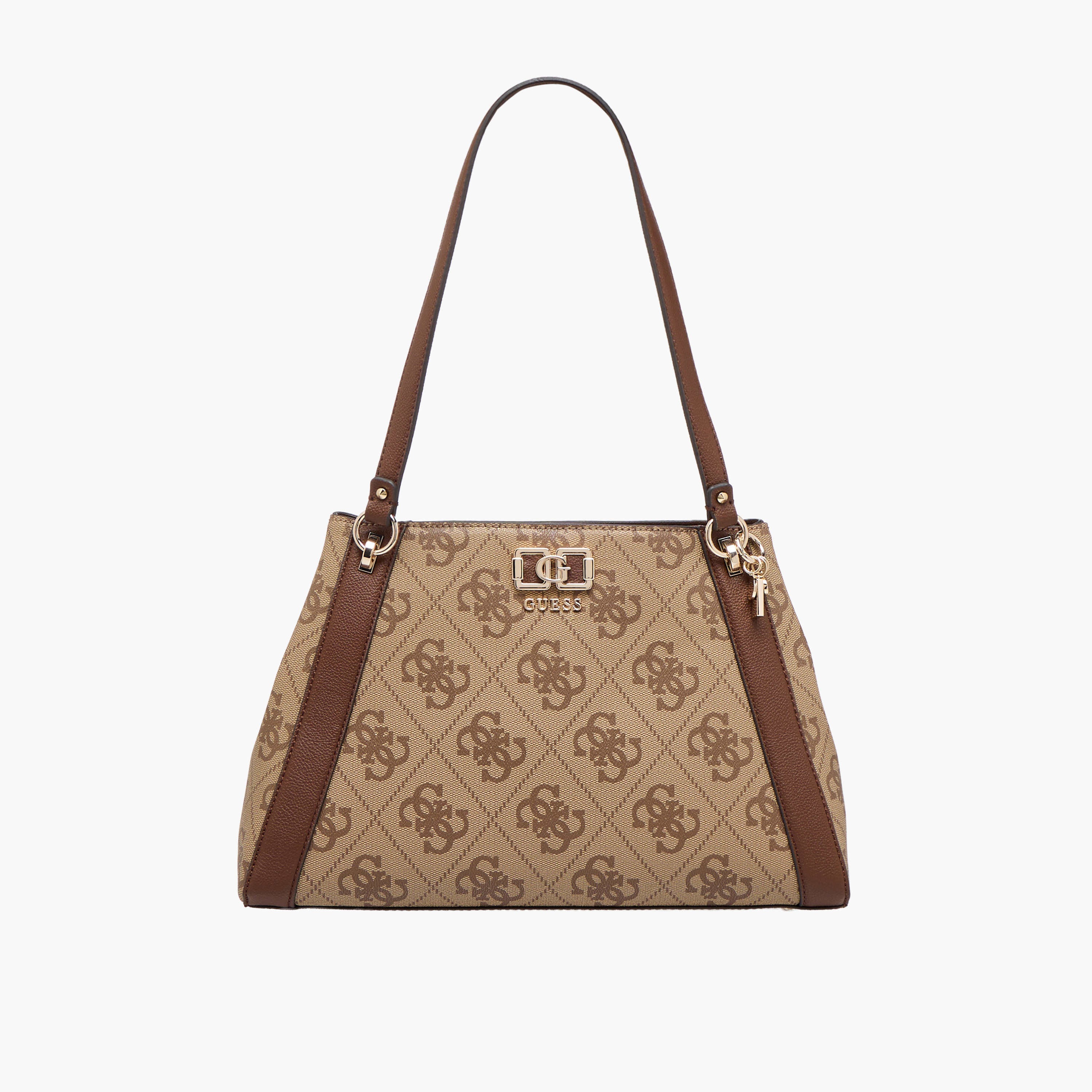Guess Karnilla Printed Tote Bag with Zip Closure-women-bagsandwallets-handbags-image-1