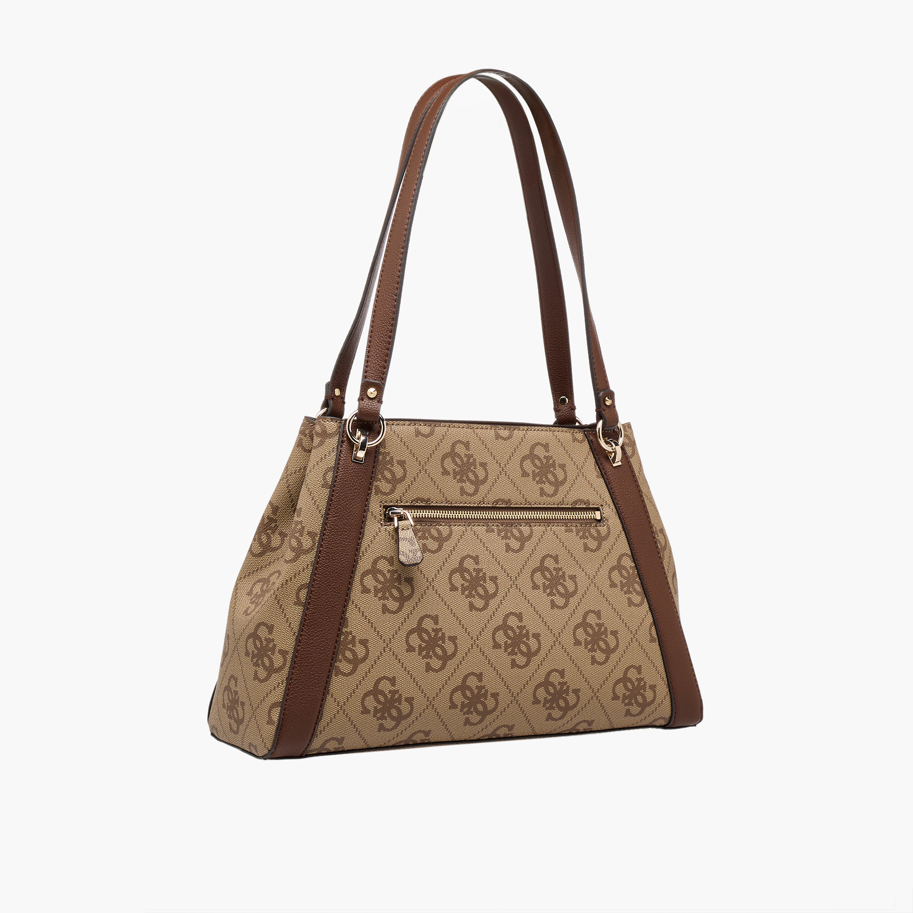 Guess Karnilla Printed Tote Bag with Zip Closure-women-bagsandwallets-handbags-image-4
