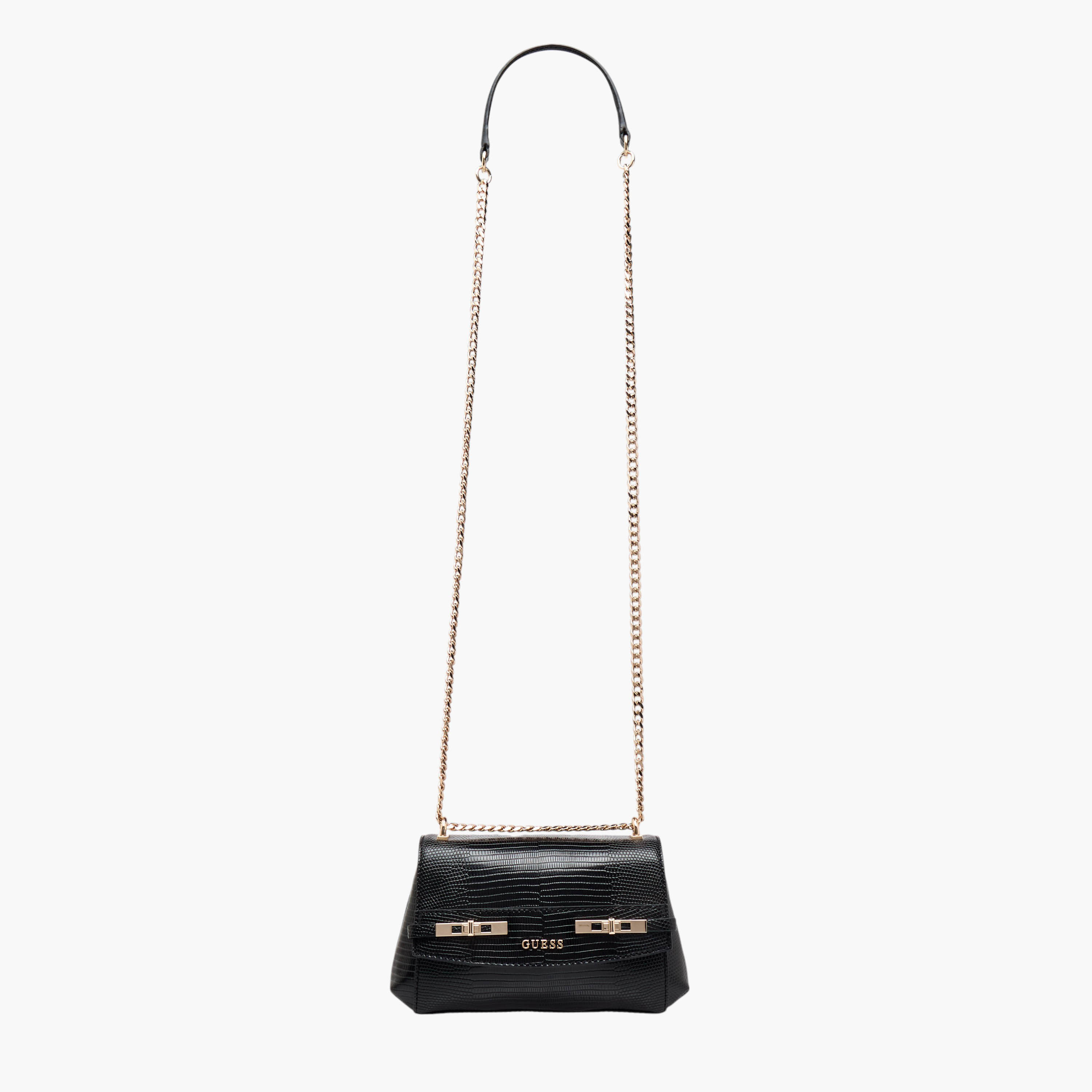 Guess Melinda Textured Crossbody Bag with Chain Strap-women-bagsandwallets-handbags-image-3