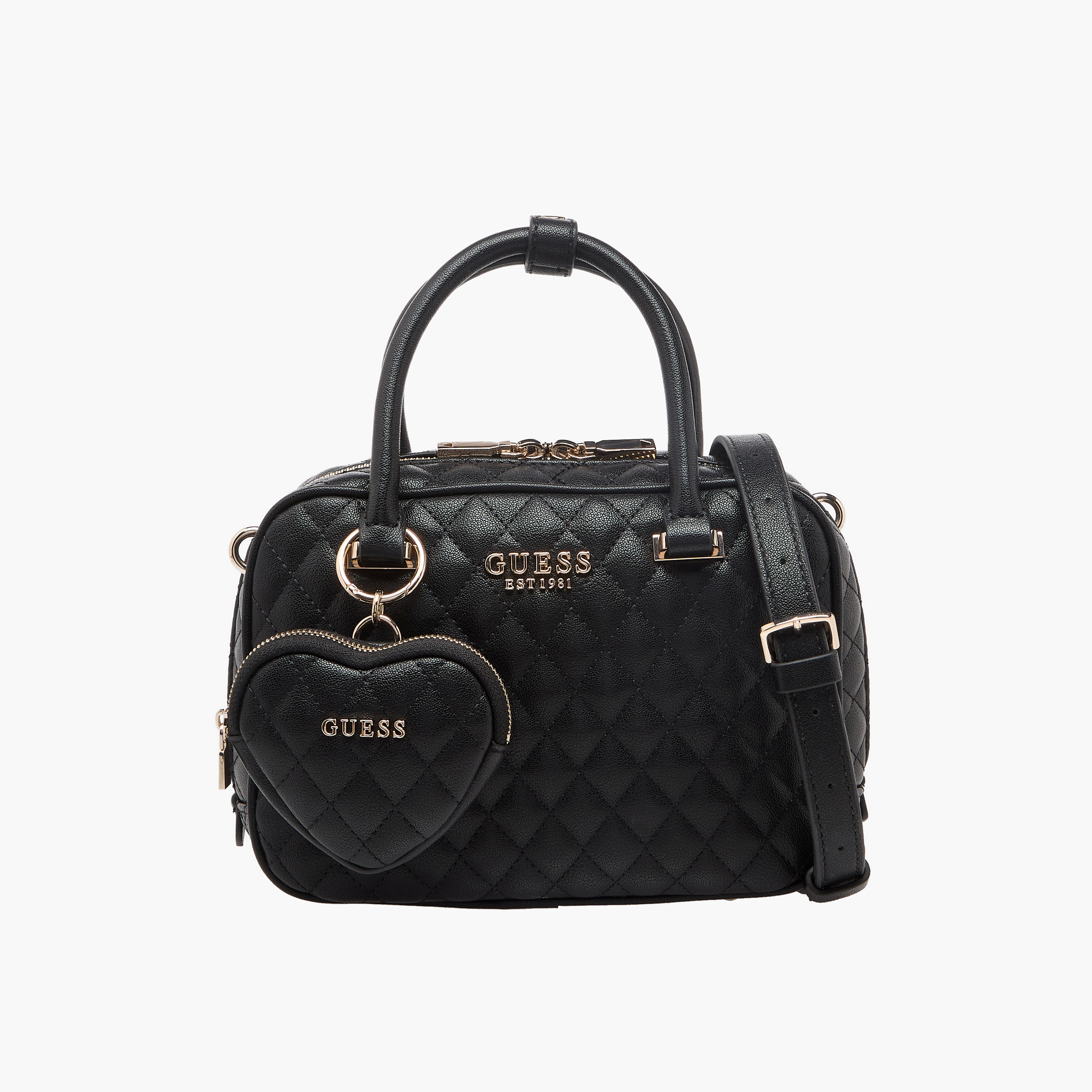Guess Atabey Quilted Satchel Bag with Double Handle-women-bagsandwallets-handbags-image-1