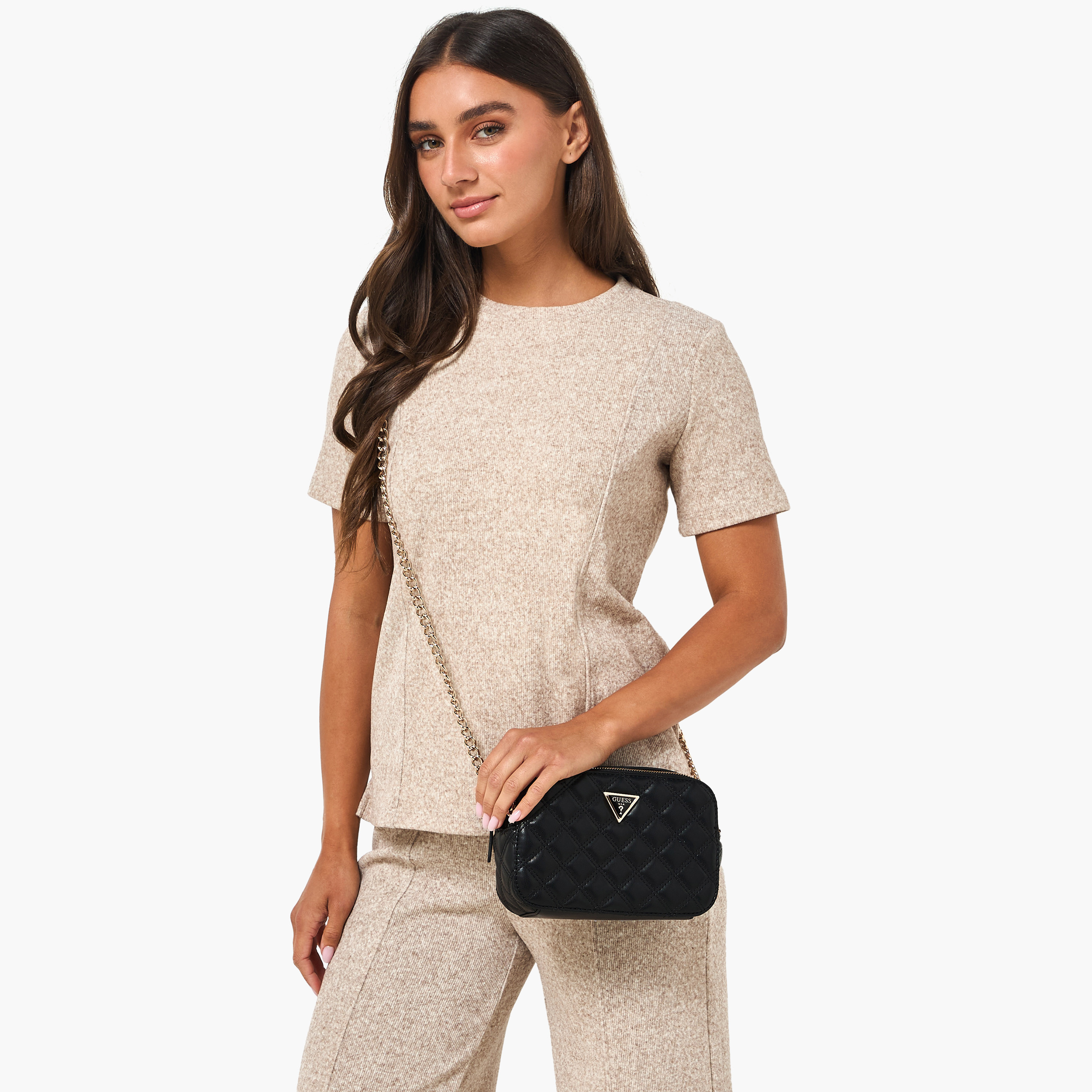 Guess Giully II Quilted Crossbody Bag with Zip Closure-women-bagsandwallets-handbags-image-2