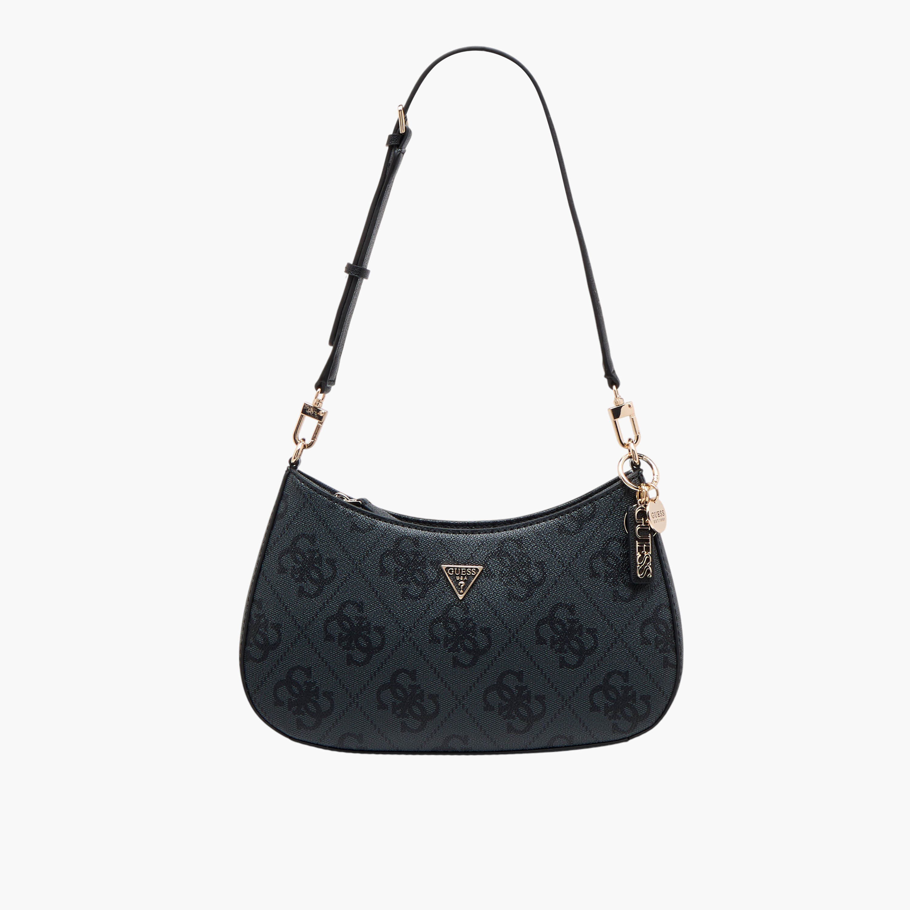 شنطة كتف مبطنة بسحاب إغلاق وطبعات مونوجرام نويل II من جيس-women-bagsandwallets-handbags-image-1