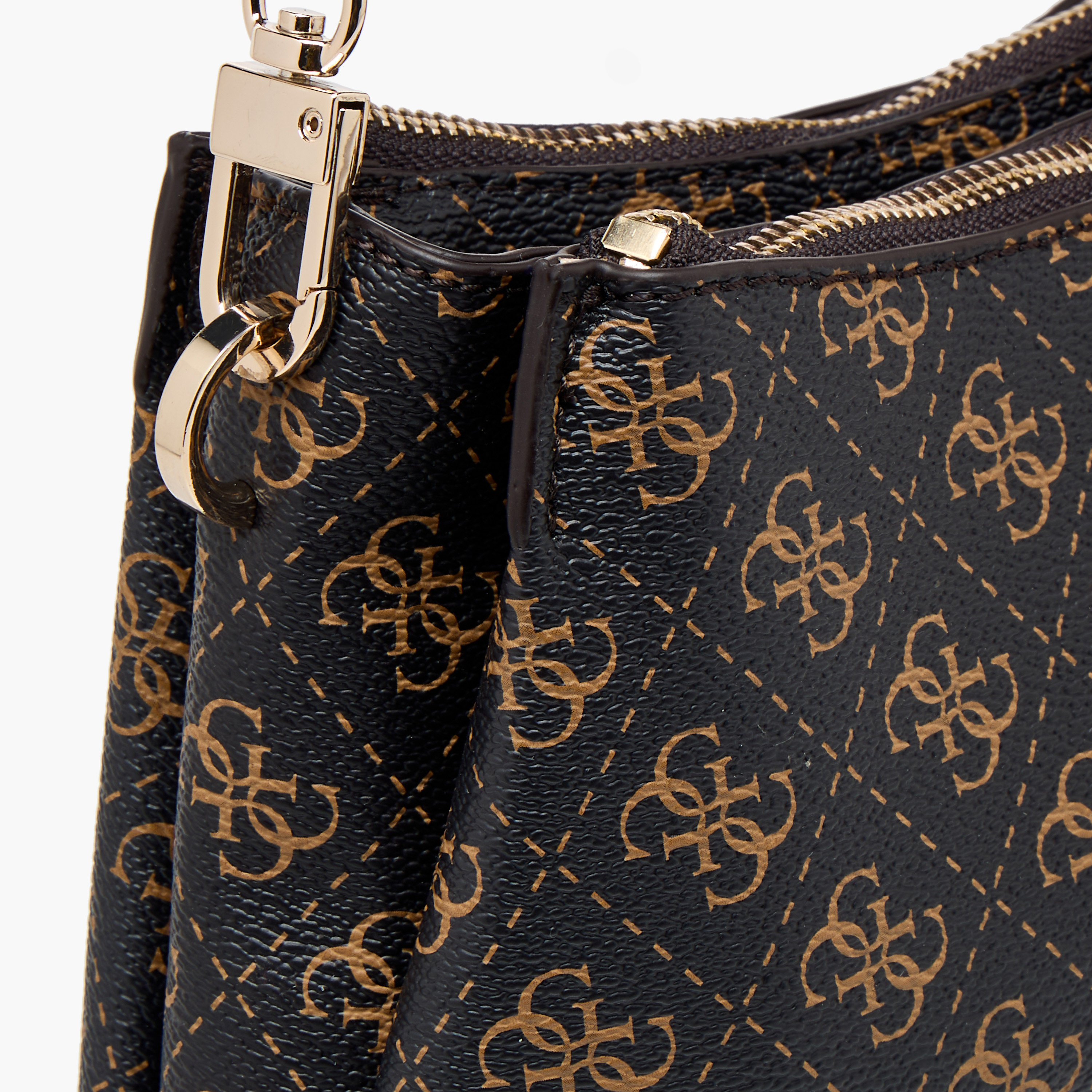 Guess Noelle II Monogram Print Shoulder Bag with Detachable Strap-women-bagsandwallets-handbags-image-6