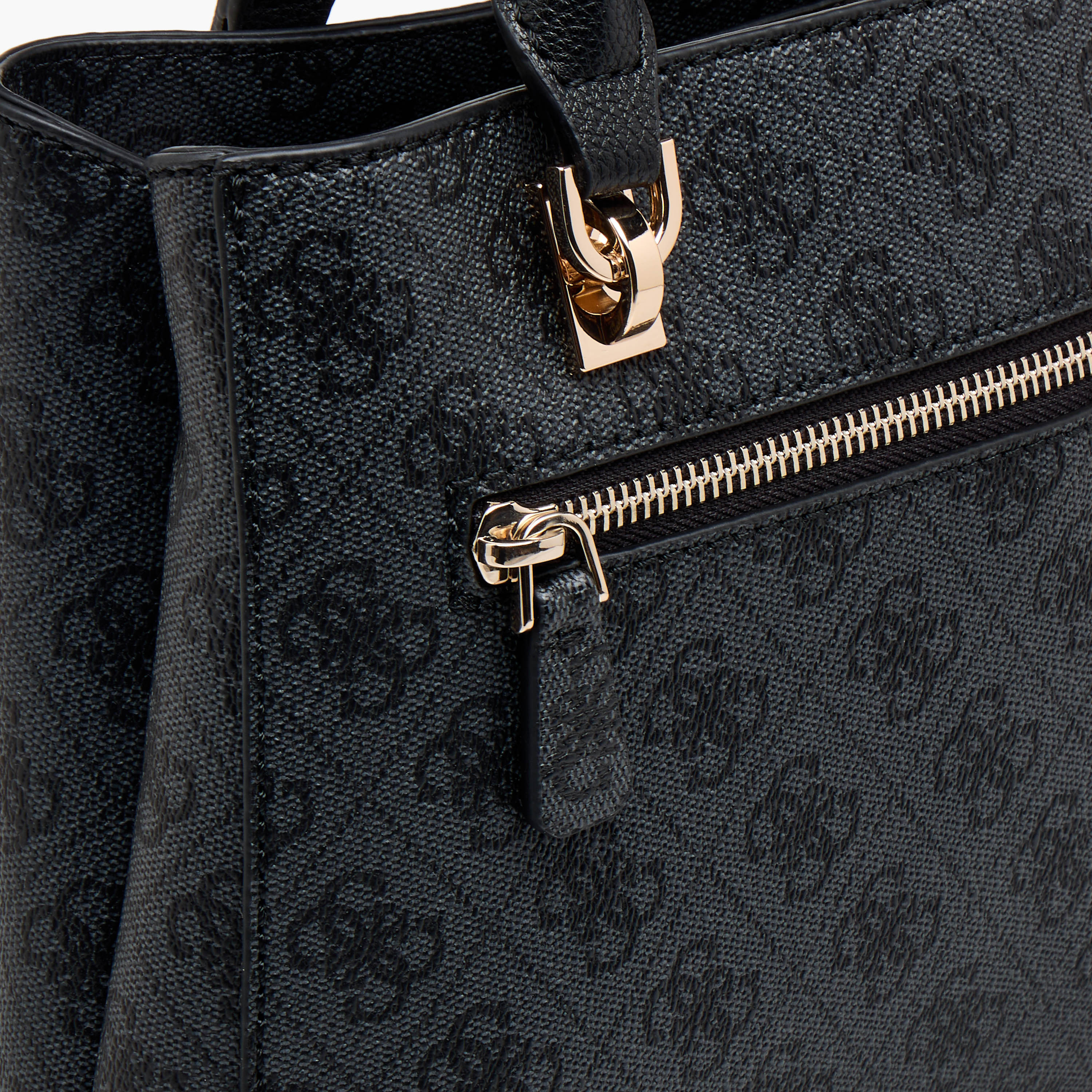 Guess Noelle II Printed Satchel Bag with Double Handle-women-bagsandwallets-handbags-image-6