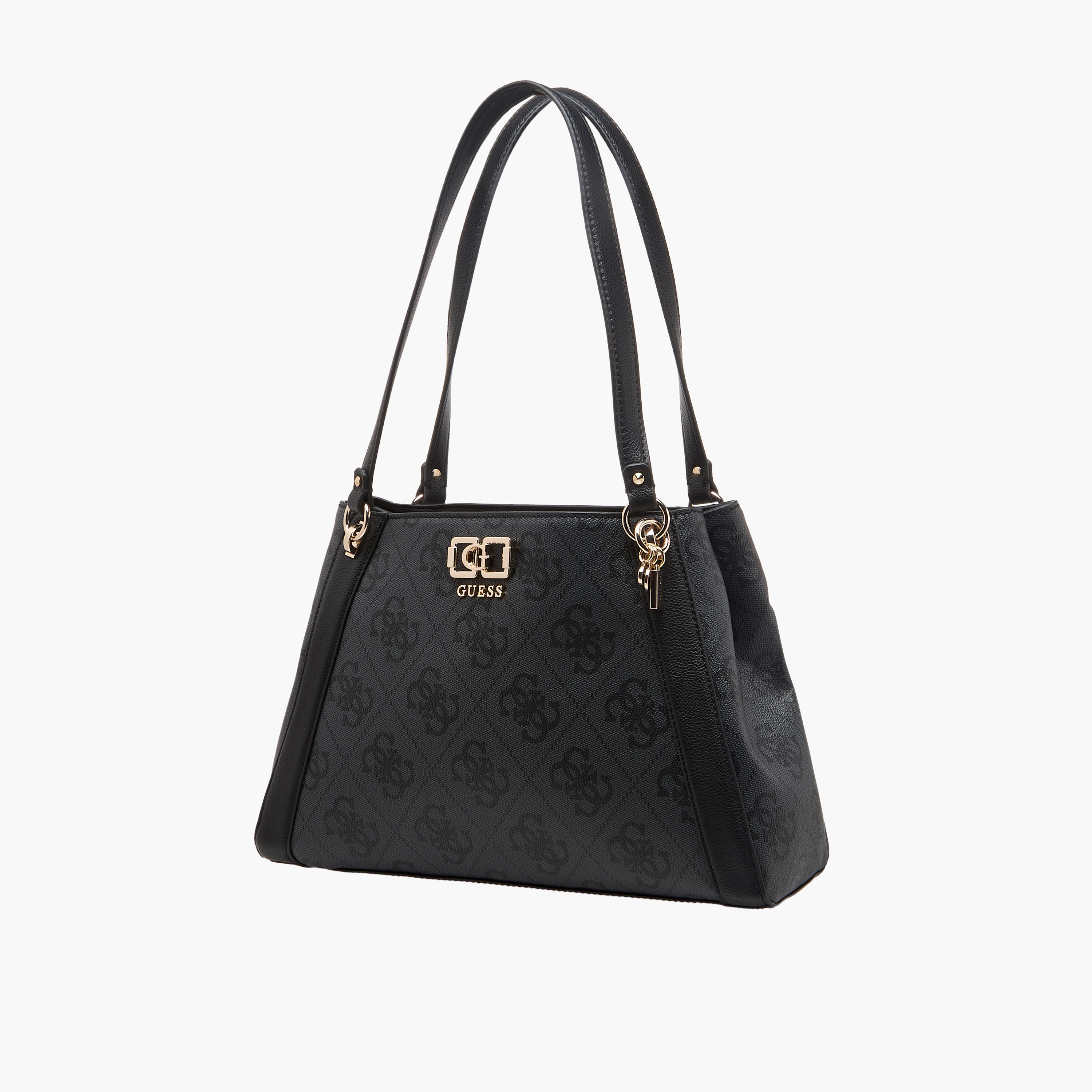 Guess Karnilla Monogram Print Tote Bag with Double Handle-women-bagsandwallets-handbags-image-3