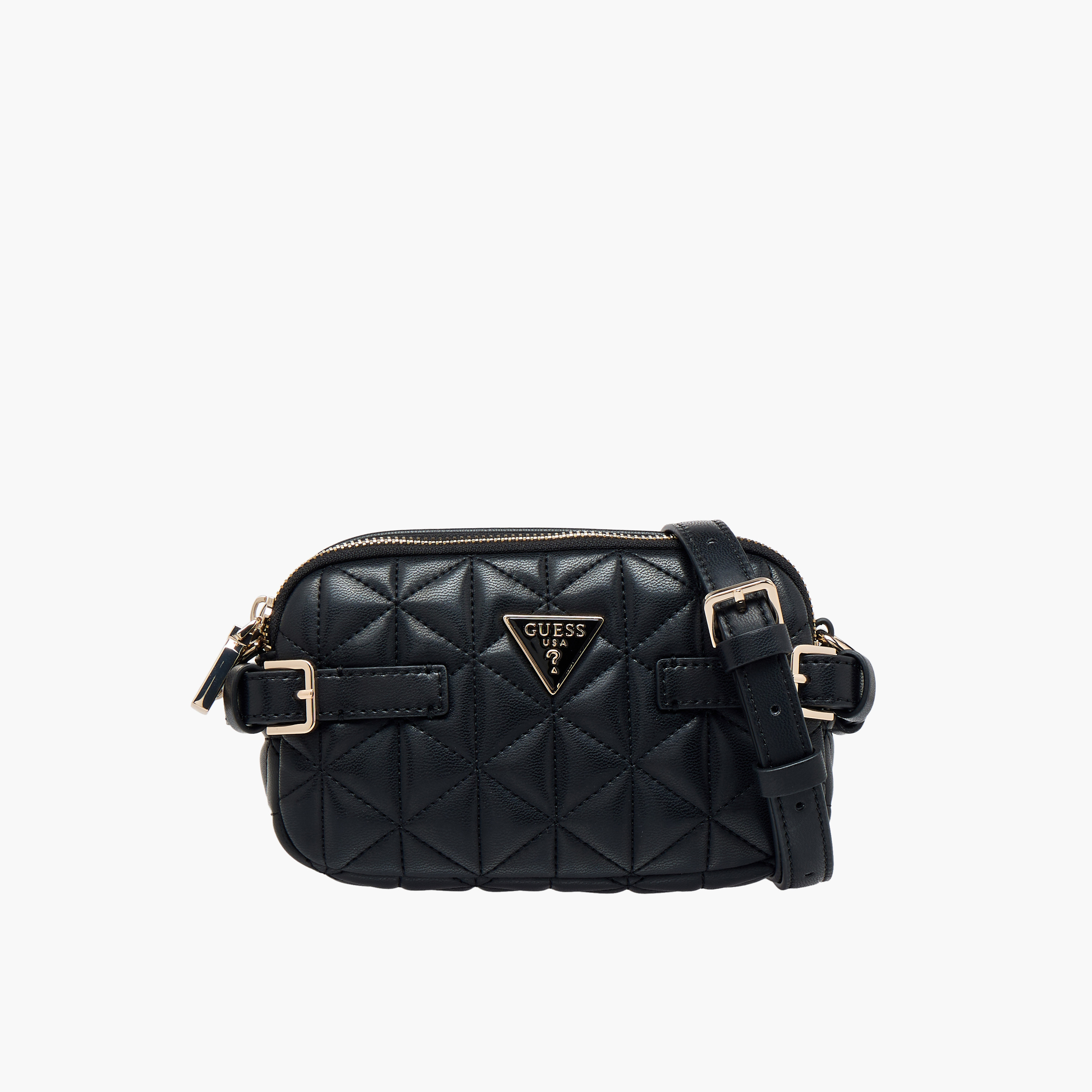 Guess Paisleigh Quilted Crossbody Bag with Zip Closure-women-bagsandwallets-handbags-image-1