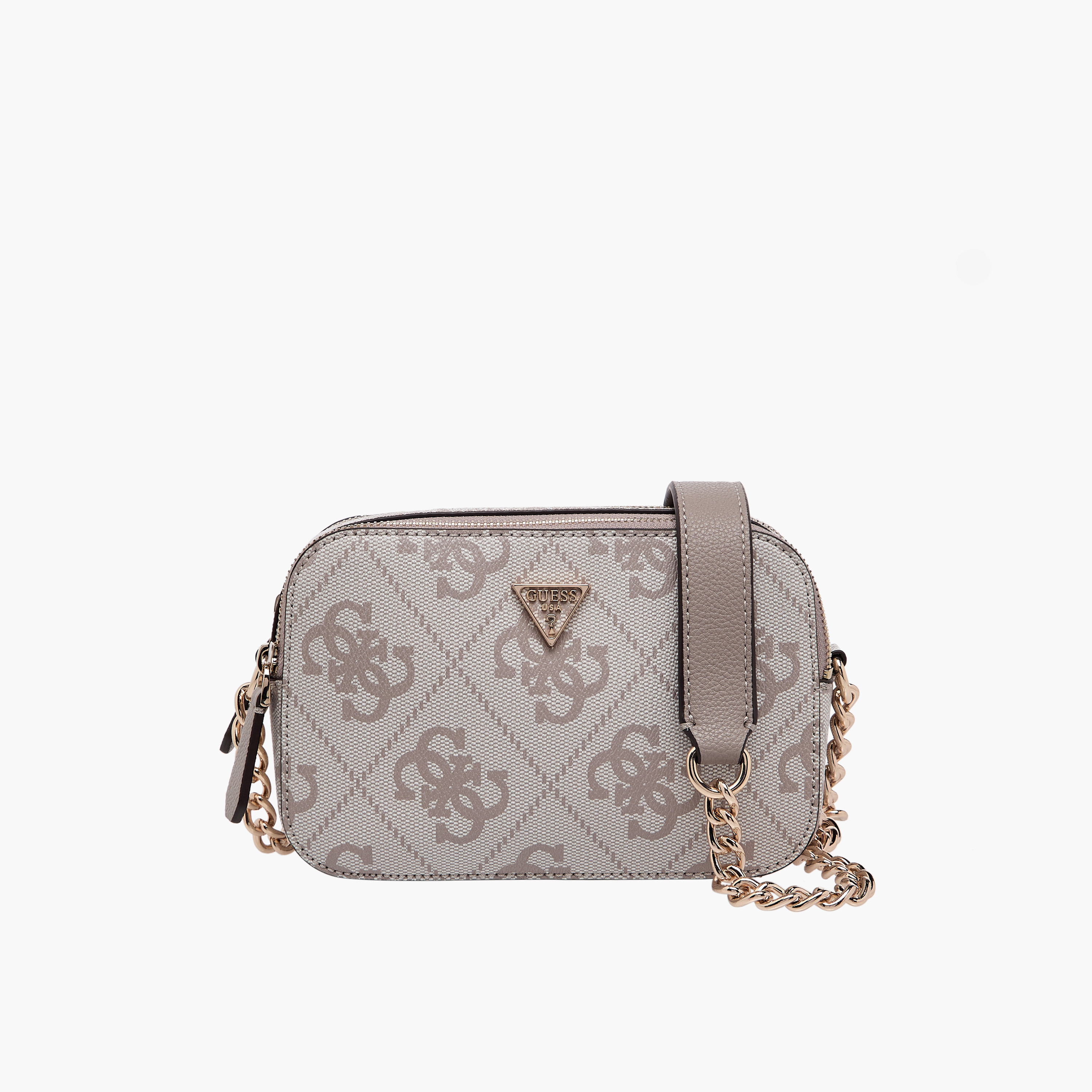 Guess Noelle II Monogram Texture Crossbody Bag with Chain Strap-women-bagsandwallets-handbags-image-1