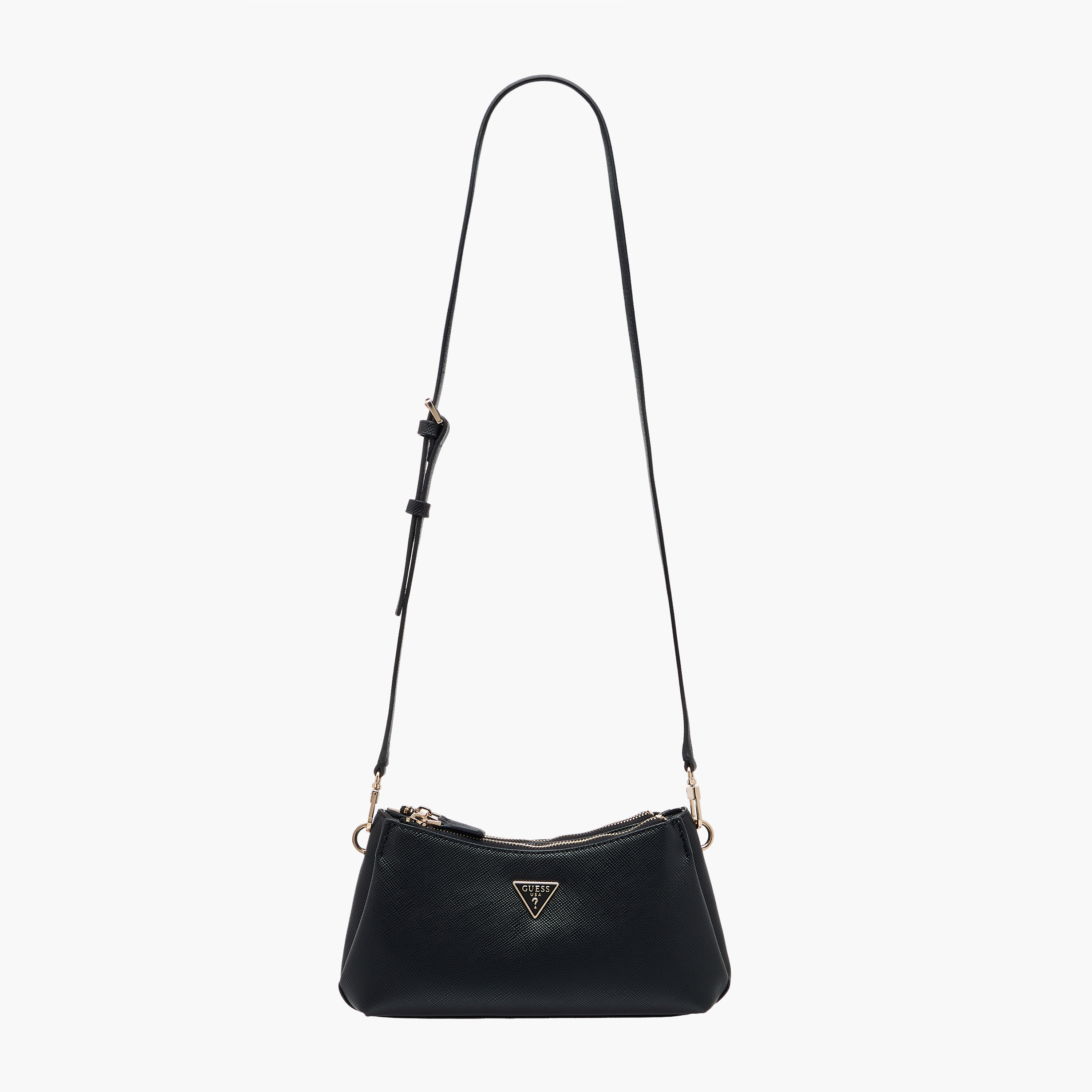 Guess Noelle II Textured Shoulder Bag with Zip Closure-women-bagsandwallets-handbags-image-3