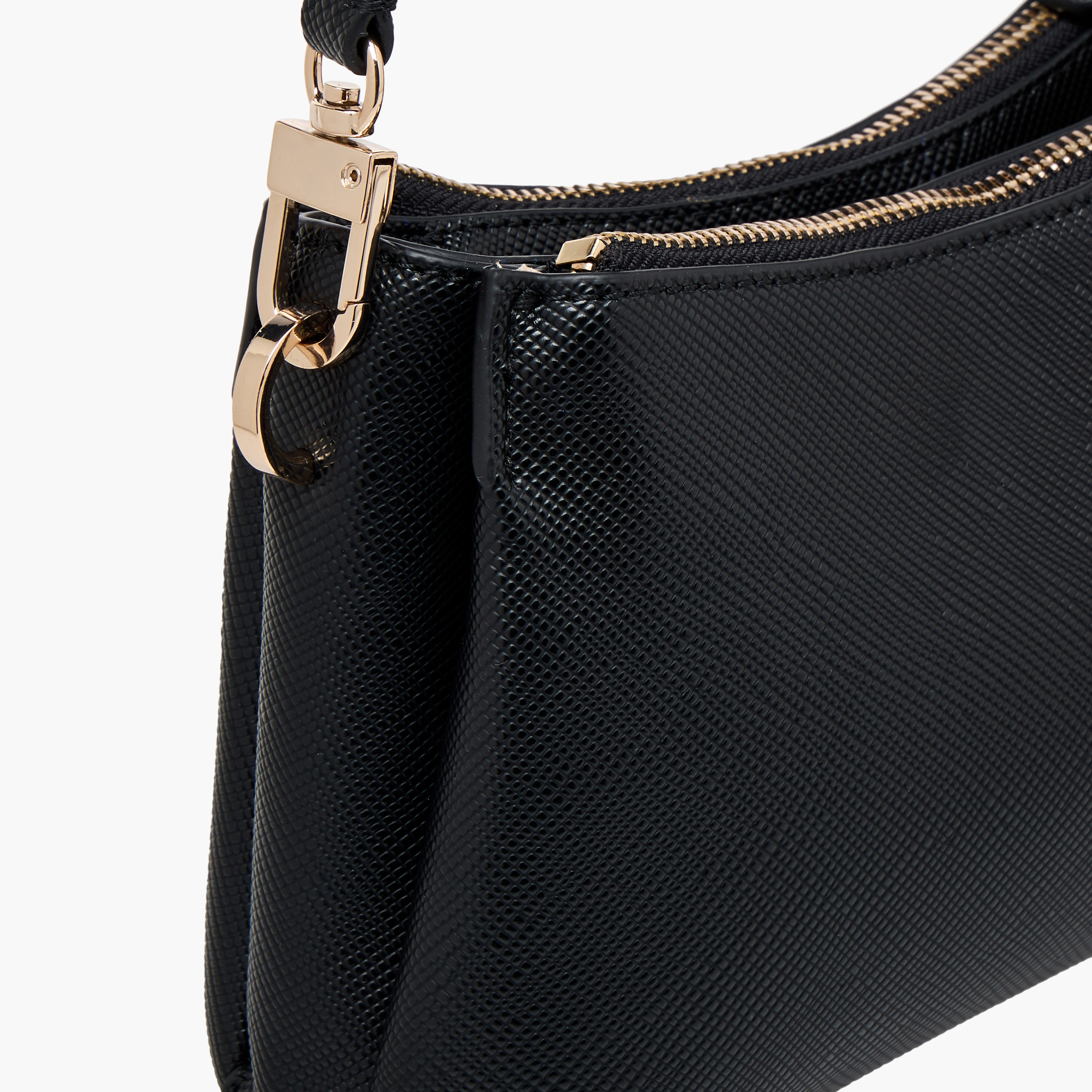 Guess Noelle II Textured Shoulder Bag with Zip Closure-women-bagsandwallets-handbags-image-6