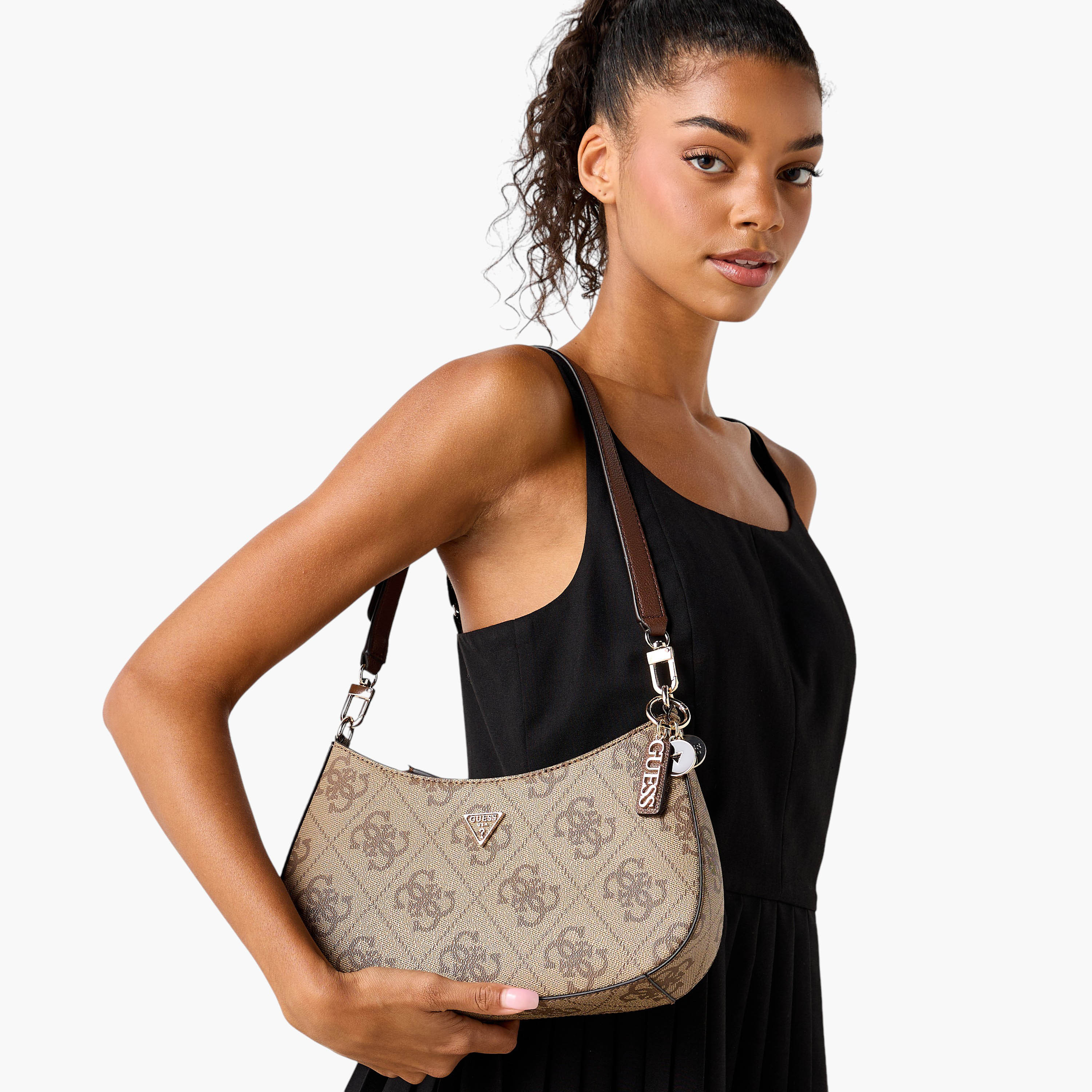شنطة كتف بسحاب إغلاق وطبعات مونوجرام نويل II من جيس-women-bagsandwallets-handbags-image-2