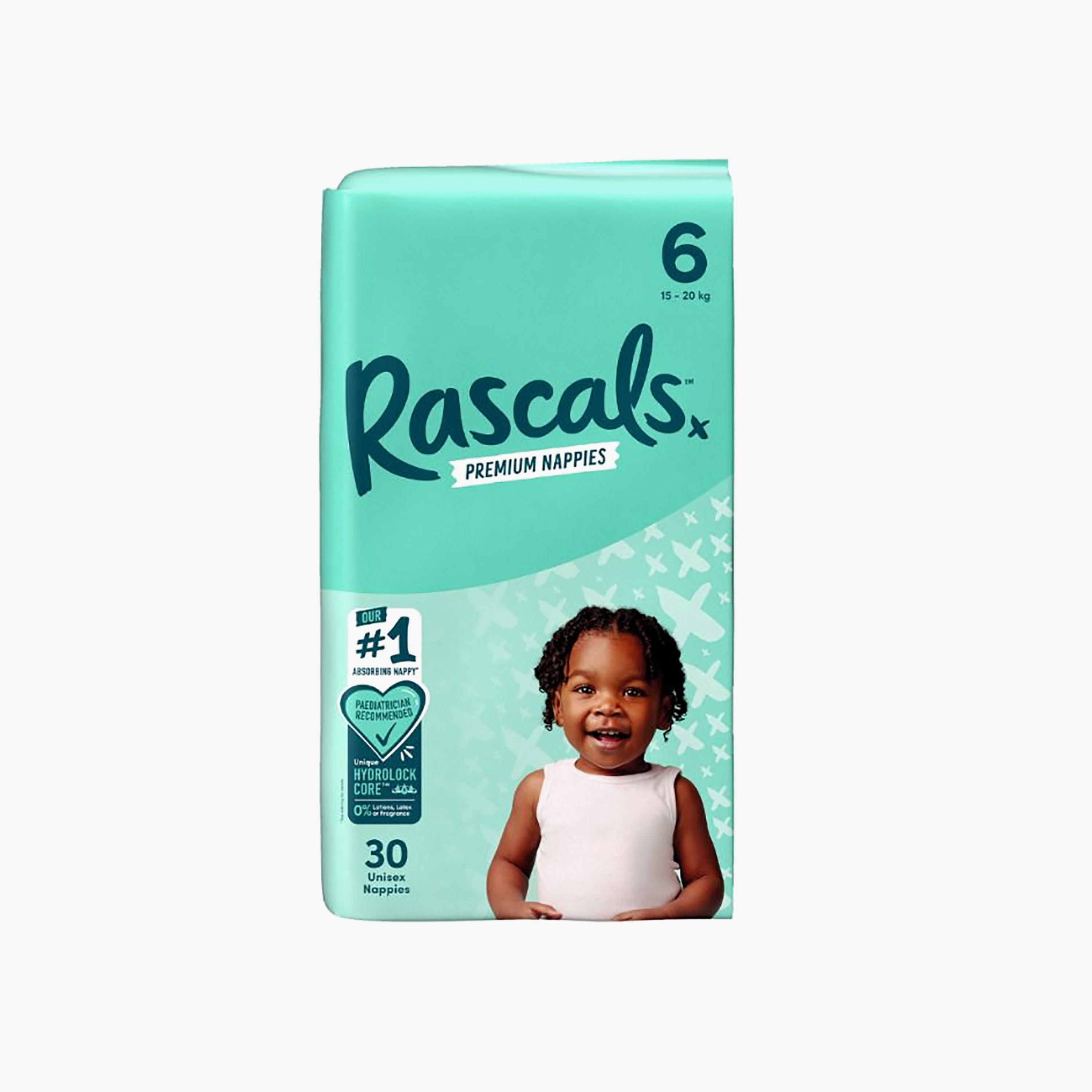 Rascal + Friends 30-Piece Premium Baby Diapers - Size 6 - 15-20 kg-baby-diapering-diapers-image-1