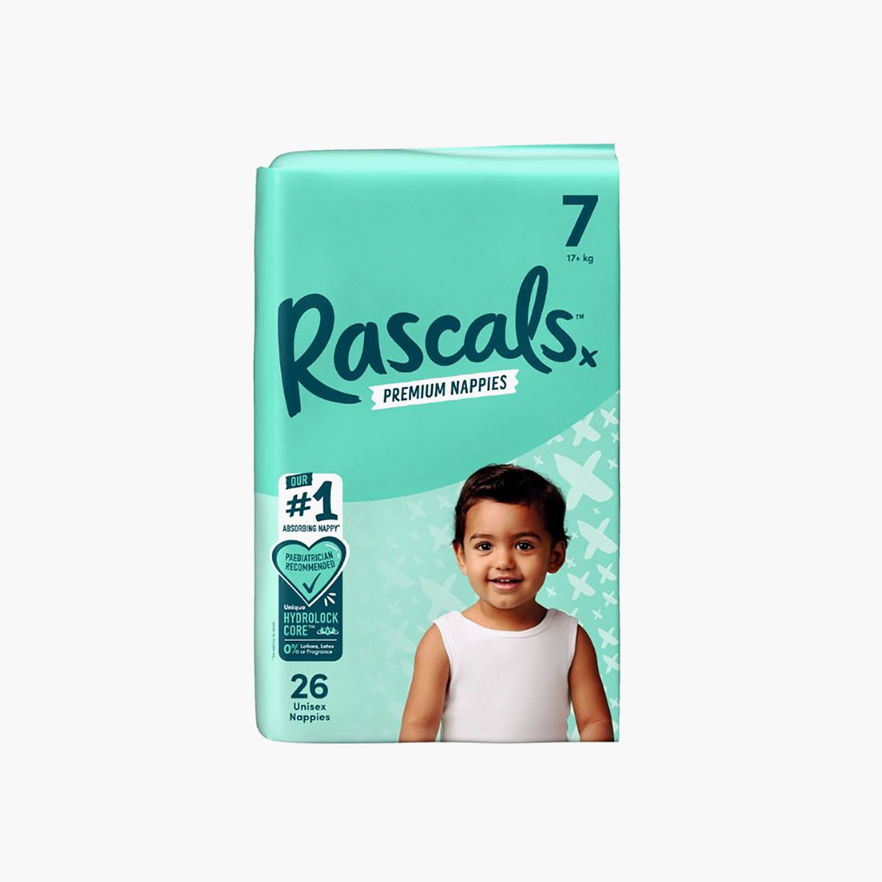 حفاضات أطفال بريميوم 26 قطعة من راسكالس - مقاس 7 - 17+ كجم-baby-diapering-diapers-image-10