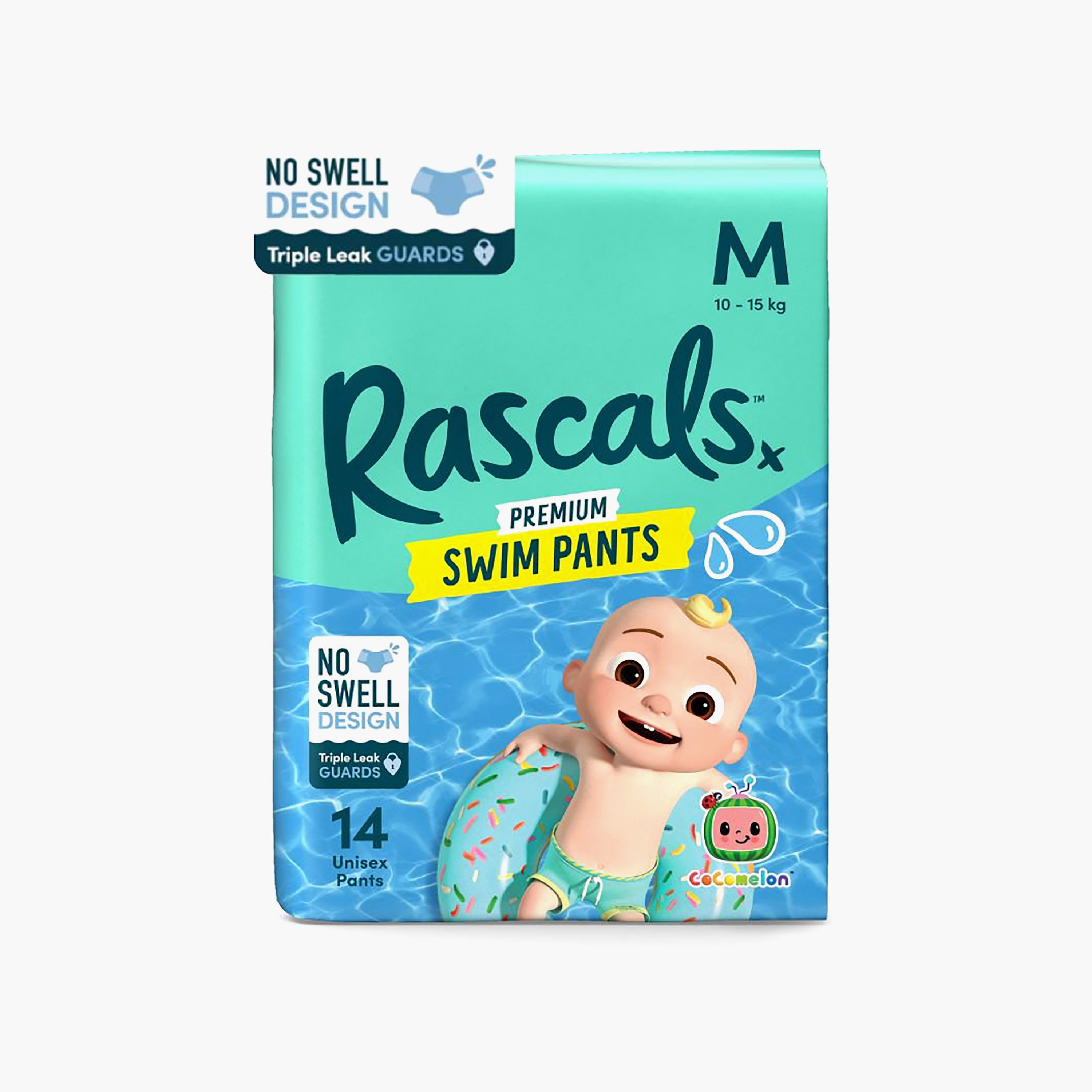 Rascal + Friends 14-Piece Premium Cocomelon Edition Swim Pants - Medium-baby-diapering-diapers-image-1